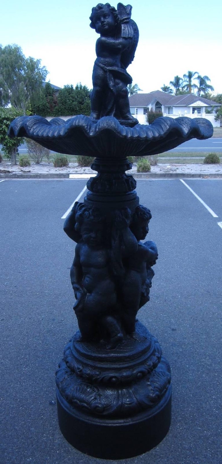 Large Antique Style Water Fountain For Sale at 1stdibs