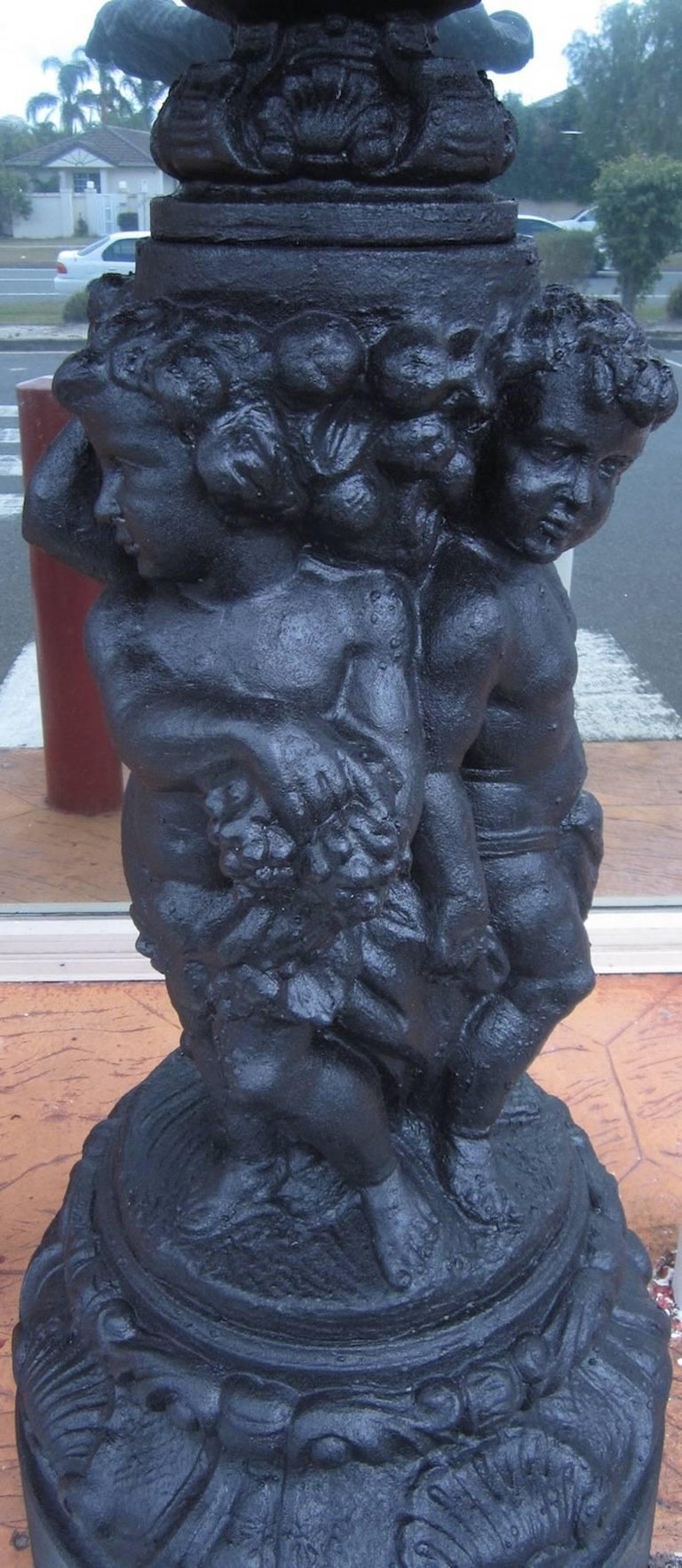 Large Antique Style Water Fountain For Sale at 1stdibs