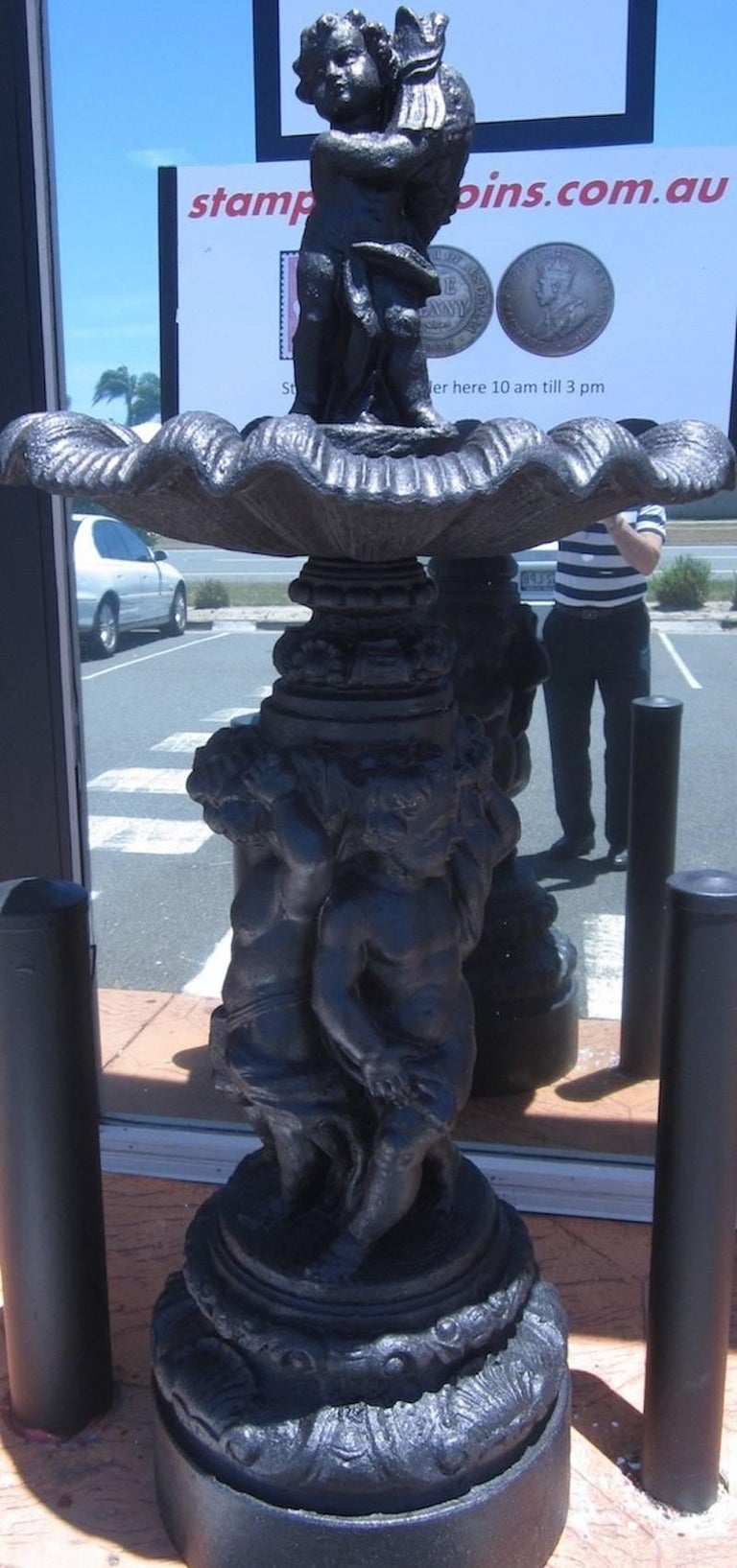 Large Antique Style Water Fountain For Sale at 1stdibs