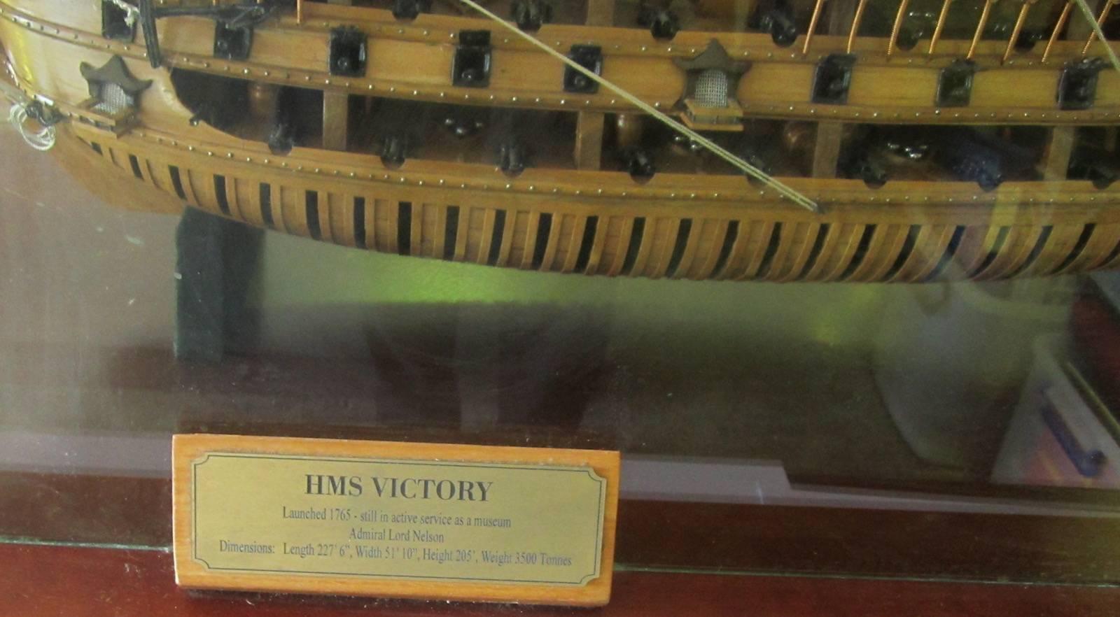 Late 20th Century HMS Victory Large-Scale Model