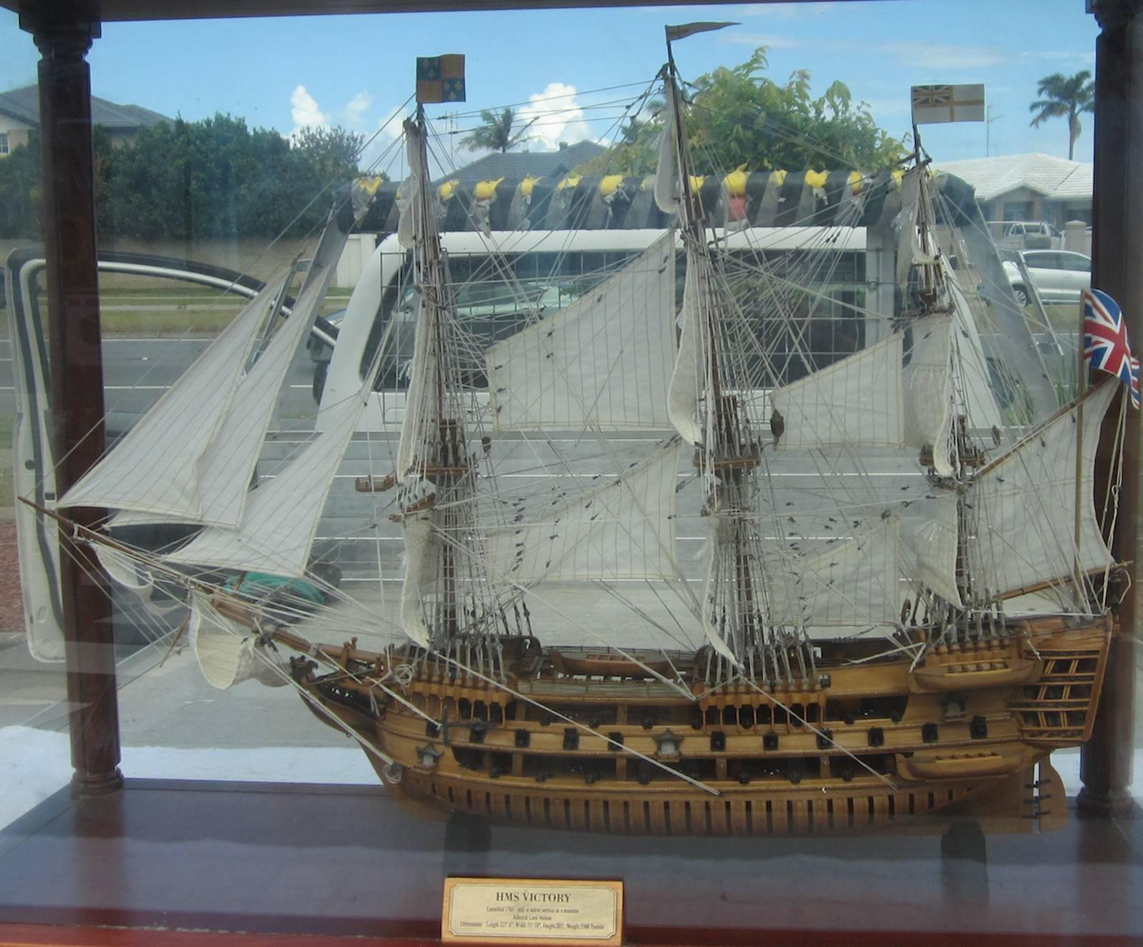 Hand-Crafted HMS Victory Large-Scale Model