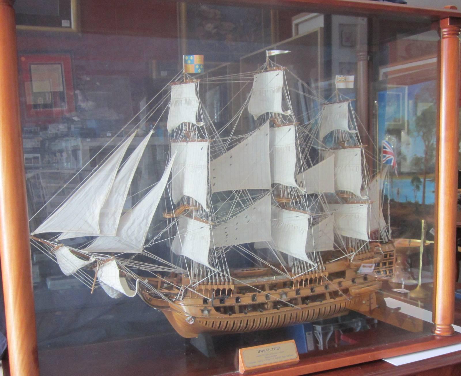 HMS Victory Large-Scale Model In Excellent Condition In Paradise Point, Queensland