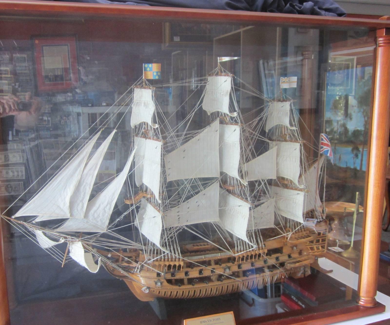 English HMS Victory Large-Scale Model