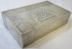 Russian Silver Cigar Box