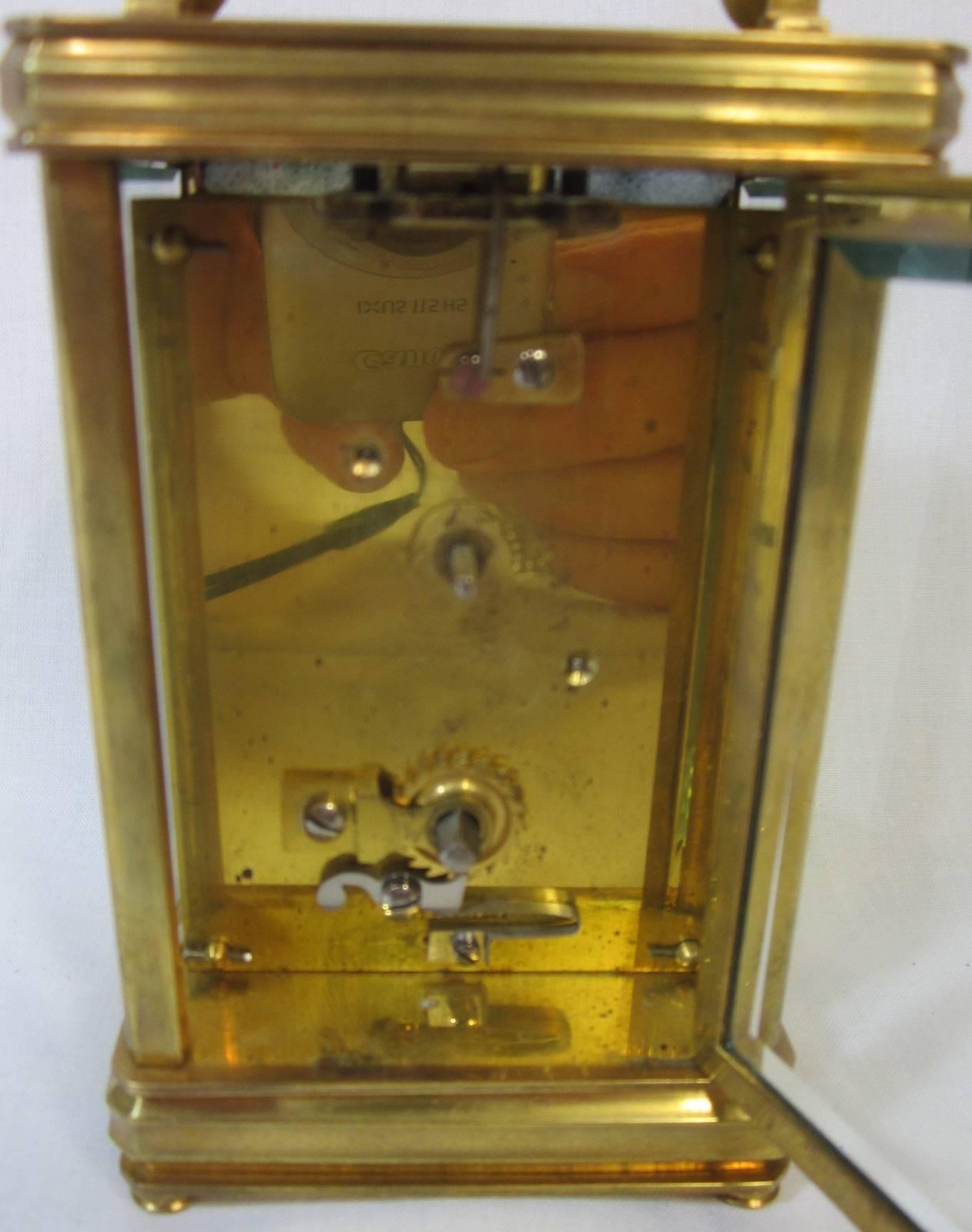 Early 20th Century French Carriage Clock with New Zealand Retailer