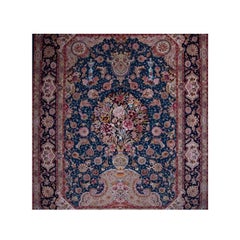 Salari Vase -Master Salari Hand-Knotted Genuine Persian Tabriz Rug or Carpet