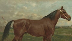 Antique Horse Print of an American Race Horse by O. Eerelman, 1898