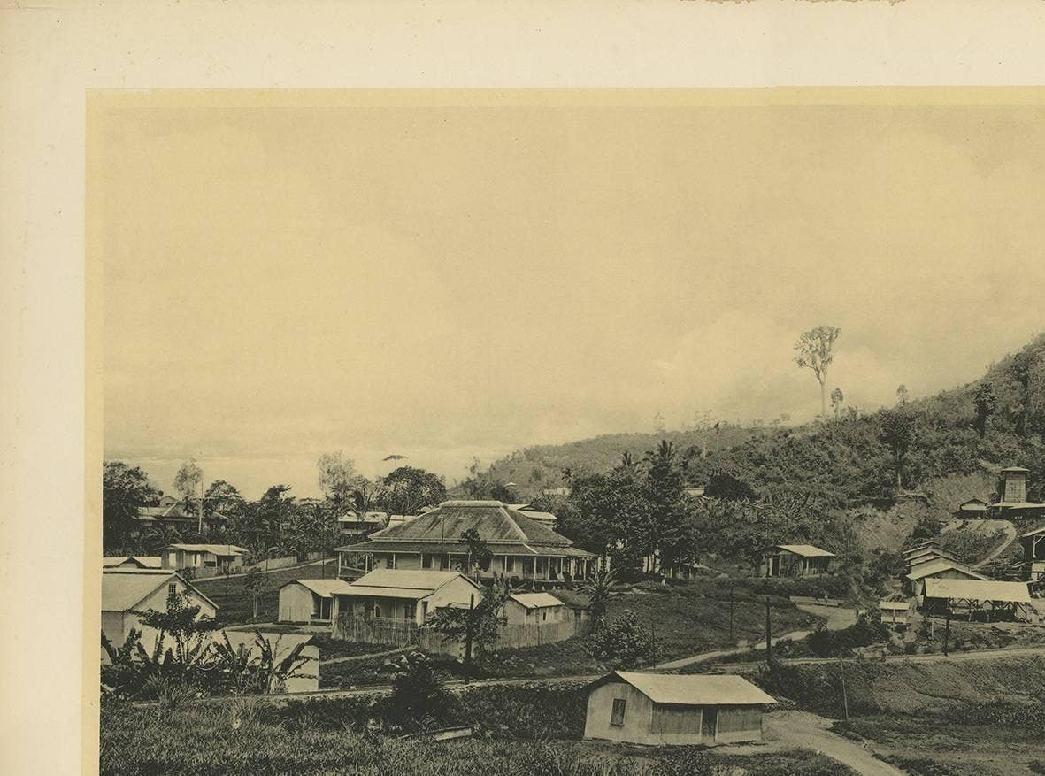 Photographic Plate Illustrating the Gold Mine ‘Redjang Lebong’ by Kleynenberg