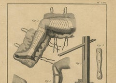Antique Print of Leg Surgery Techniques by H. Agasse, circa 1798
