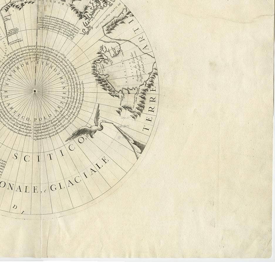 Greenland & the North Pole – Antique Polar Map by V.M. Coronelli, c.1692