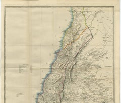 Antique Map of Syria by J. Wyld, 1840
