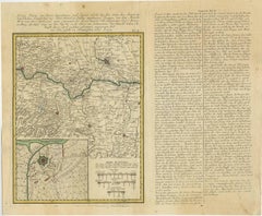 Set di due mappe antiche dell'Italia settentrionale di Homann Heirs, 1754