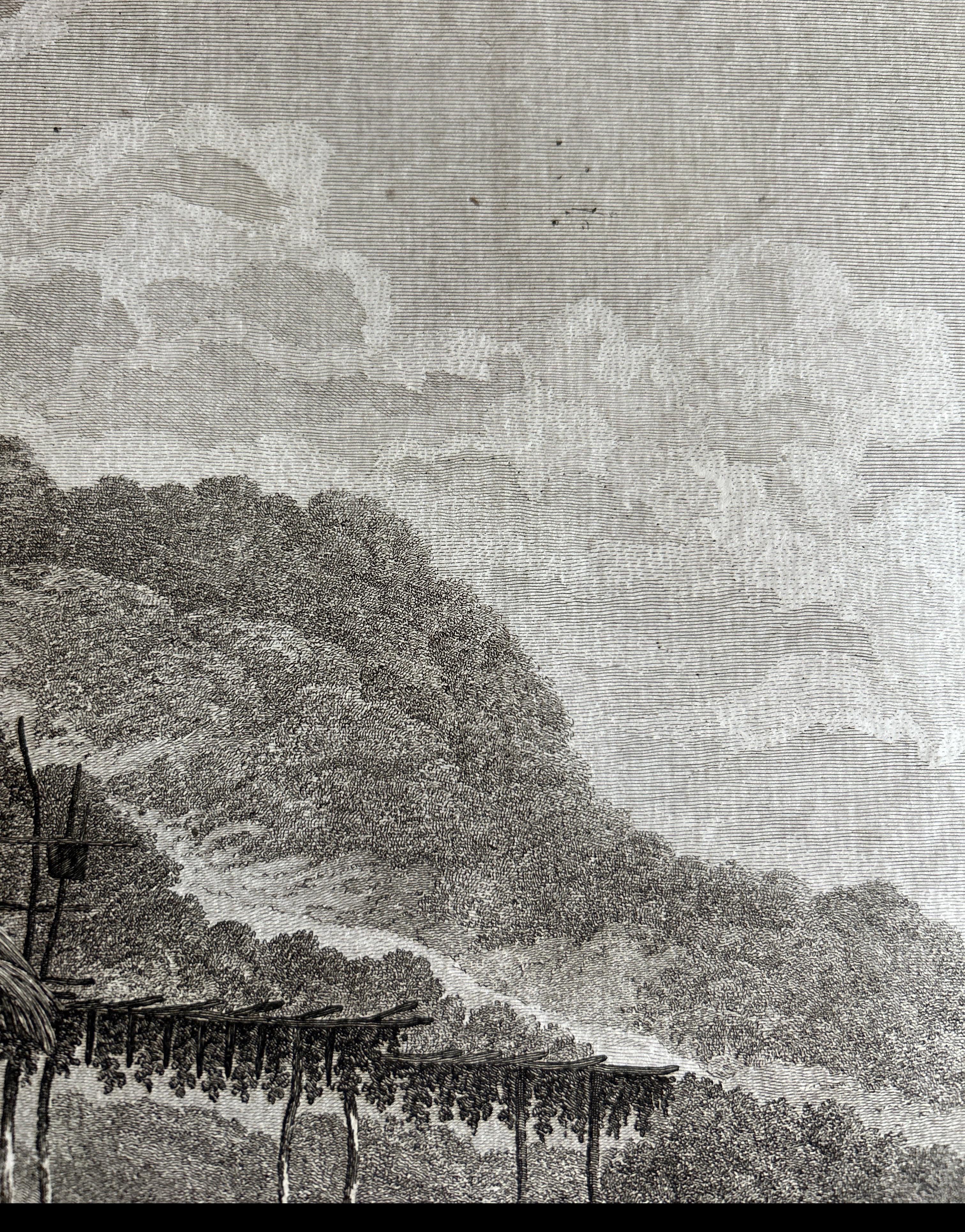 Incisione antica originale di Case in Kamchatka di Cook, 1803 in vendita 1