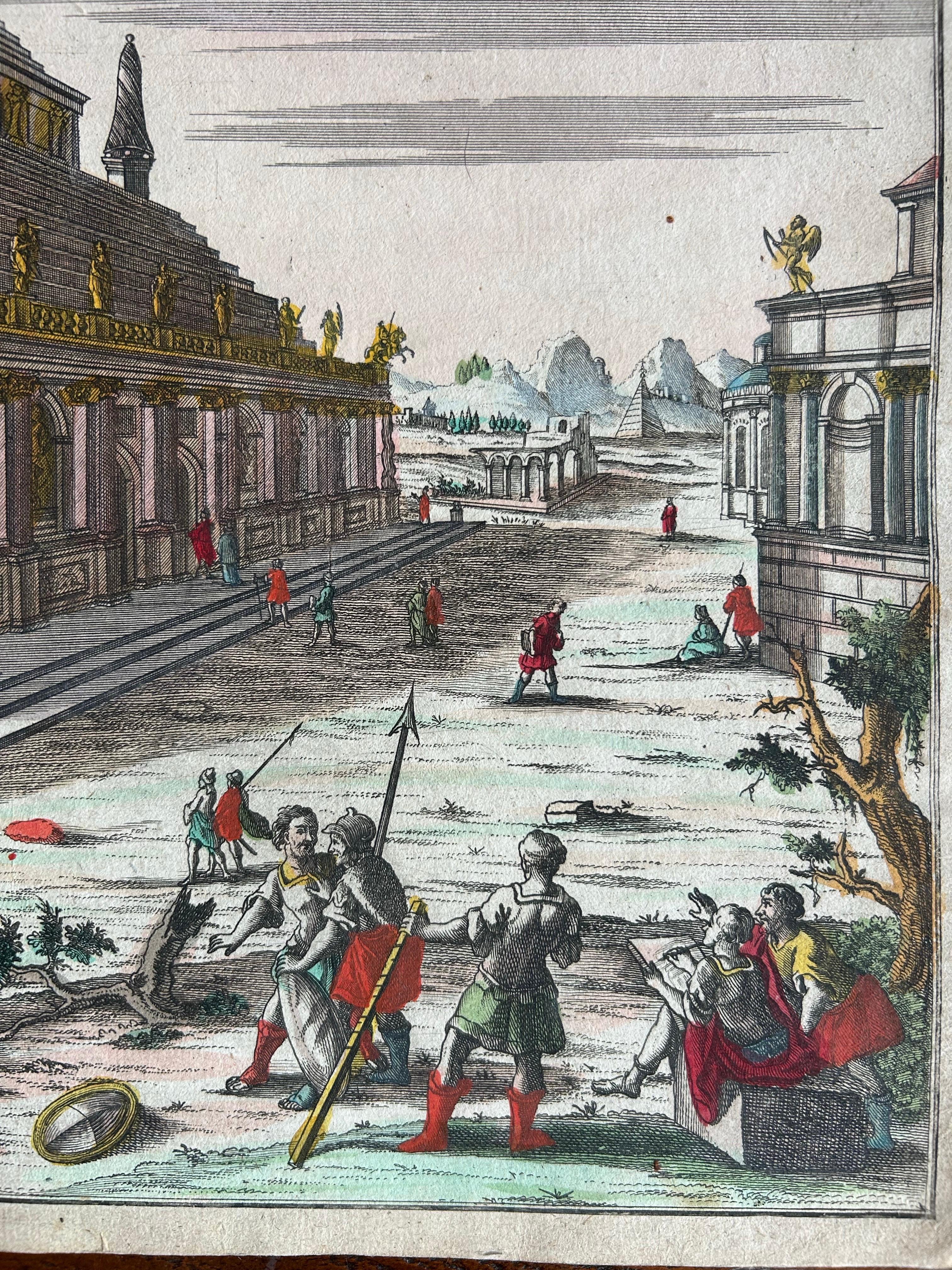 Mausolee – Mausoleum of Halicarnassus Optical Print by Probst c.1780 For Sale 3