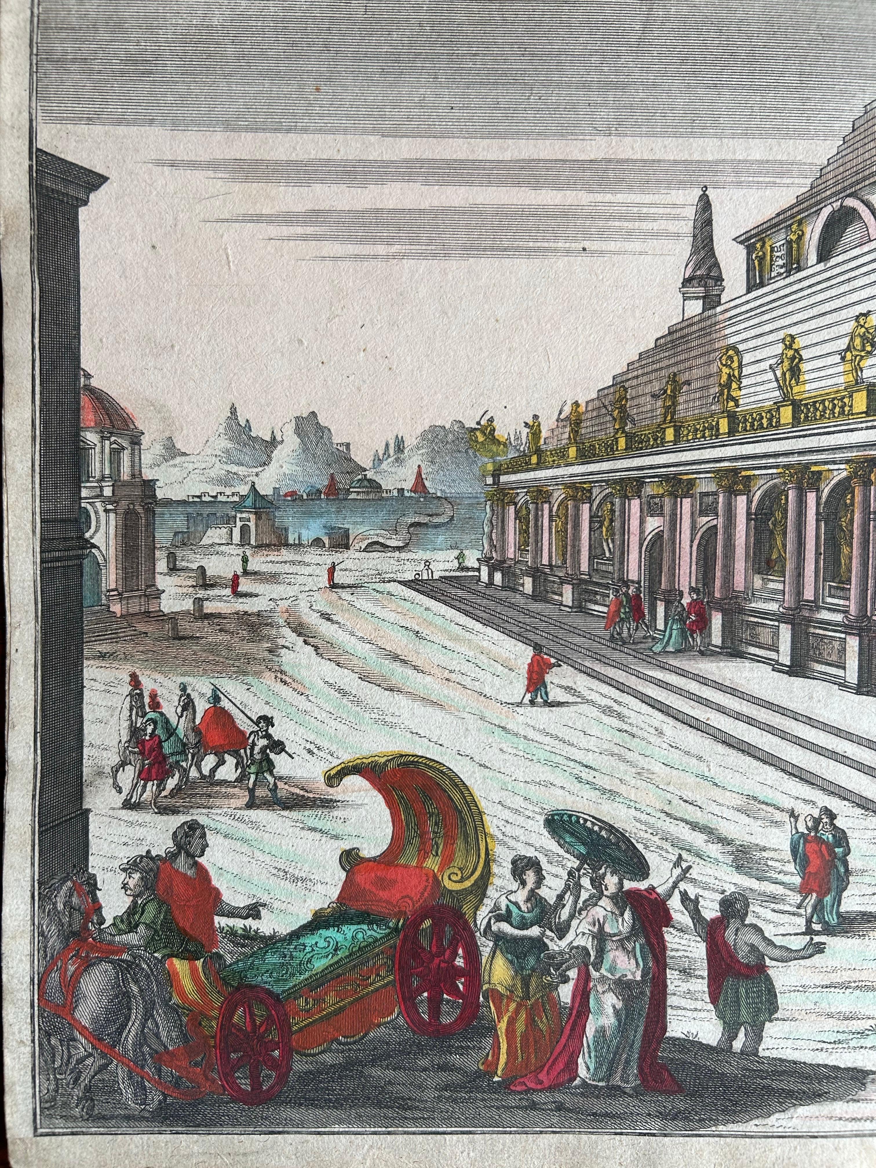 Mausolee – Mausoleum of Halicarnassus Optical Print by Probst c.1780 For Sale 4