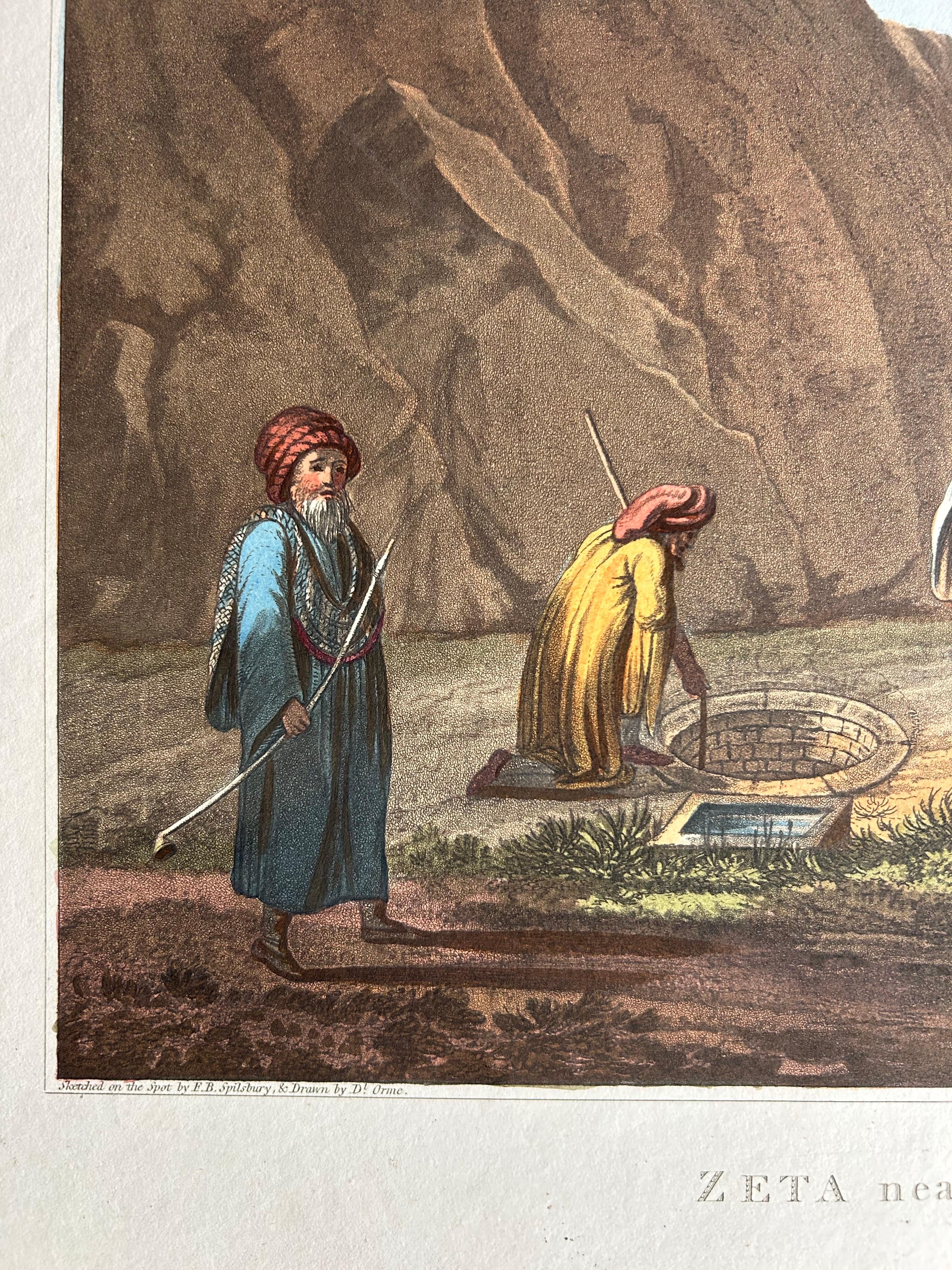 Stampa antica di una scena in Siria di Spilsbury, 1803 in vendita 1