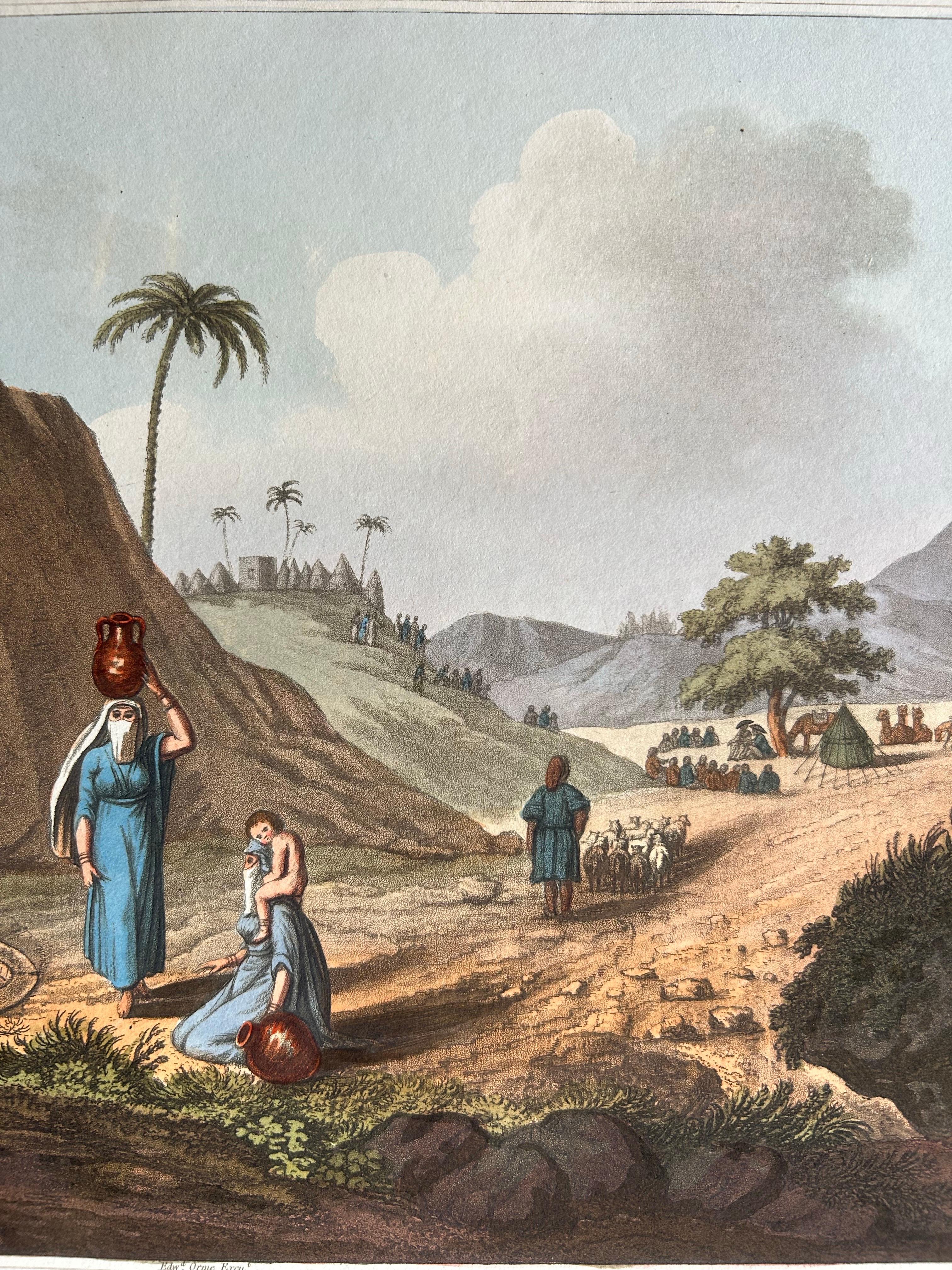 Carta Stampa antica di una scena in Siria di Spilsbury, 1803 in vendita