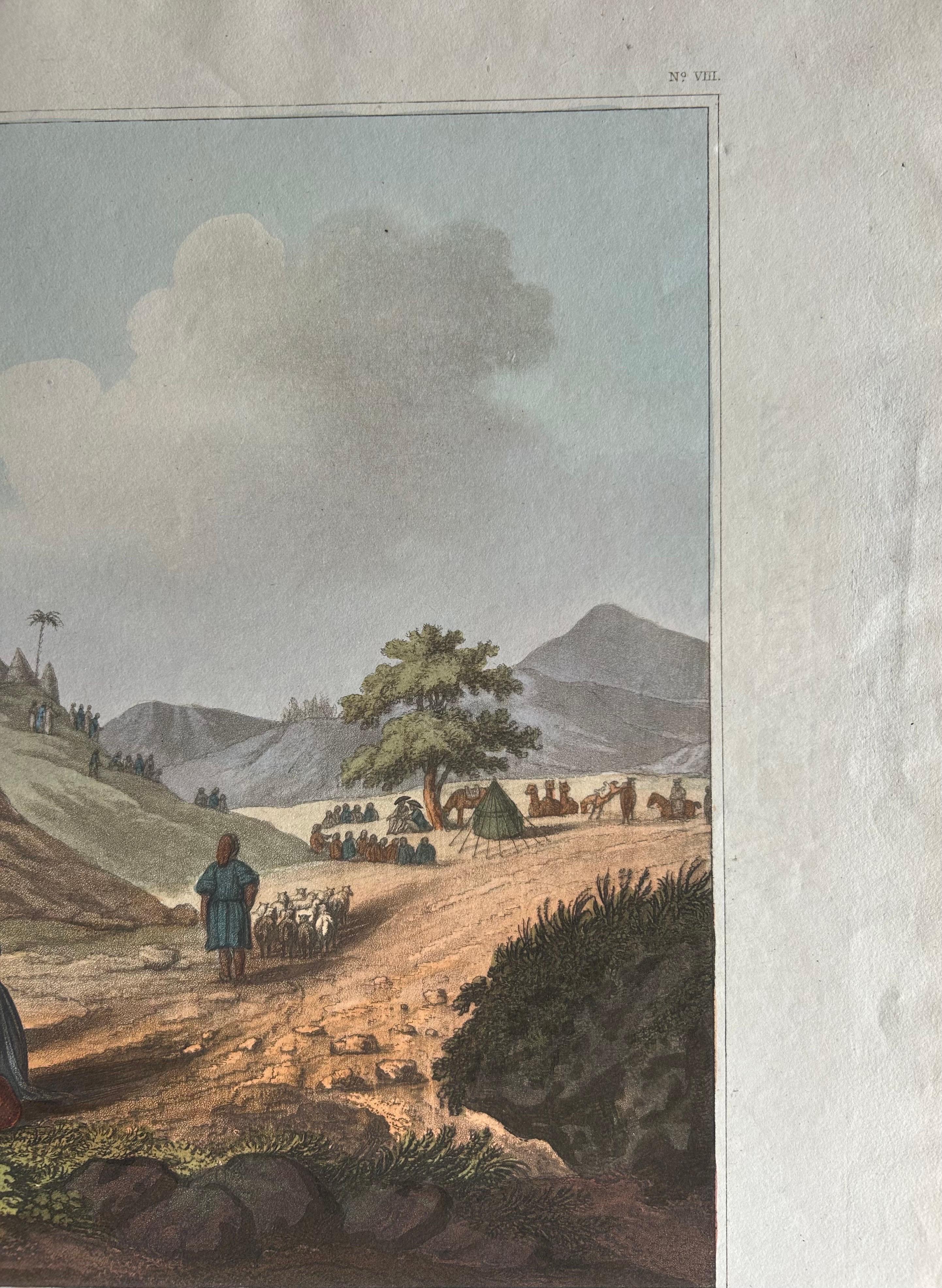 Stampa antica di una scena in Siria di Spilsbury, 1803 in vendita 5