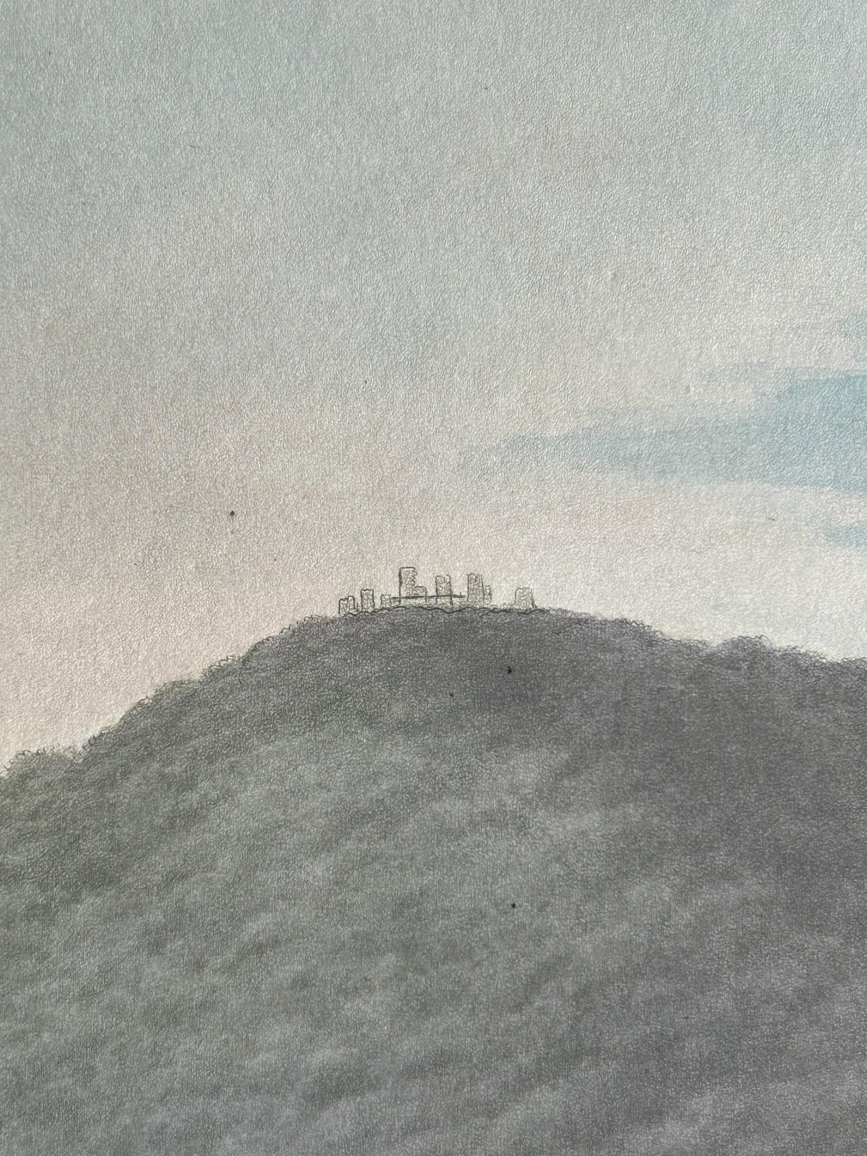 Mount Tabor – Antique Aquatint View of Galilee by F.B. Spilsbury, 1803 For Sale 2