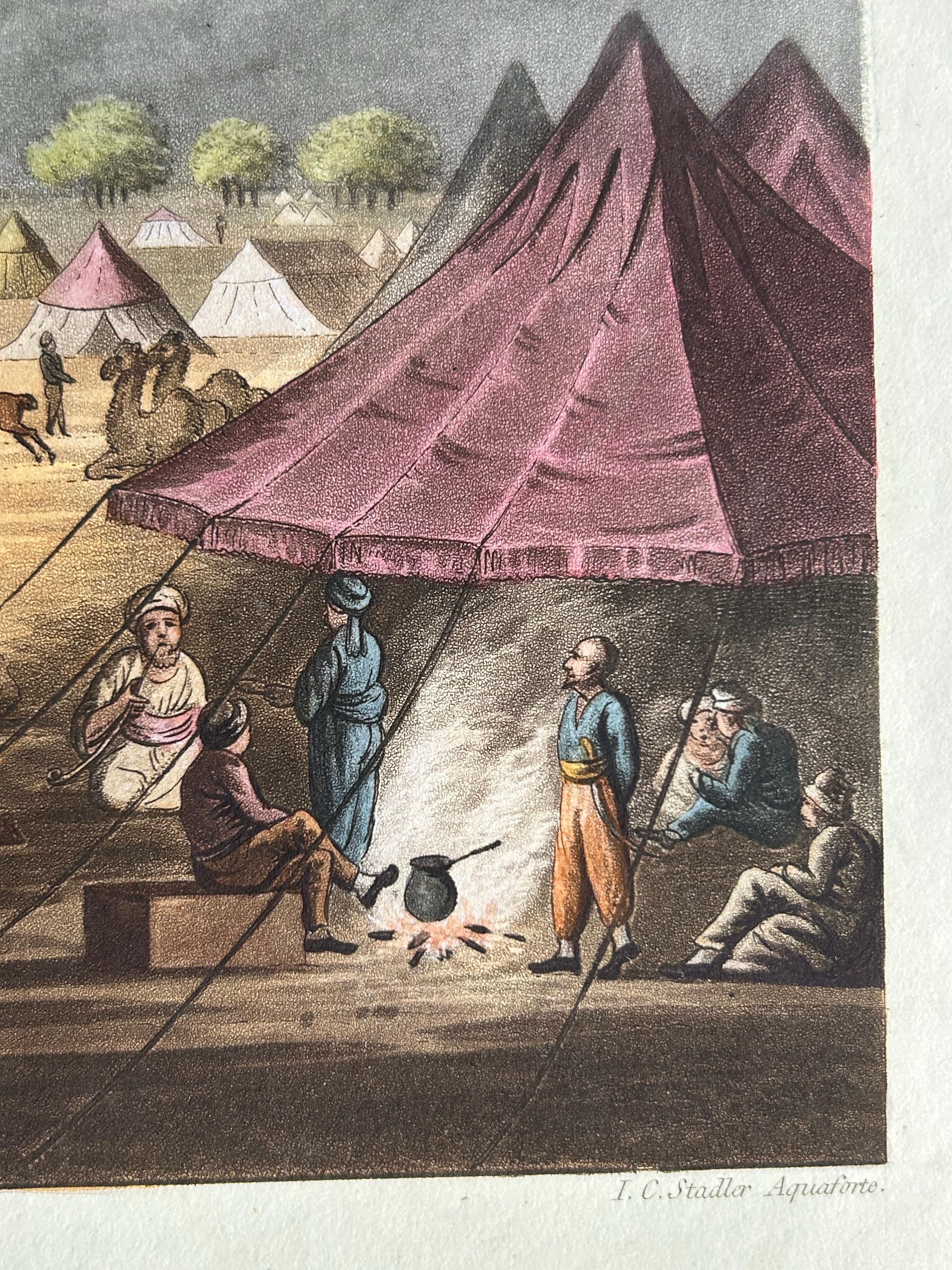 Mount Tabor – Antique Aquatint View of Galilee by F.B. Spilsbury, 1803 For Sale 3