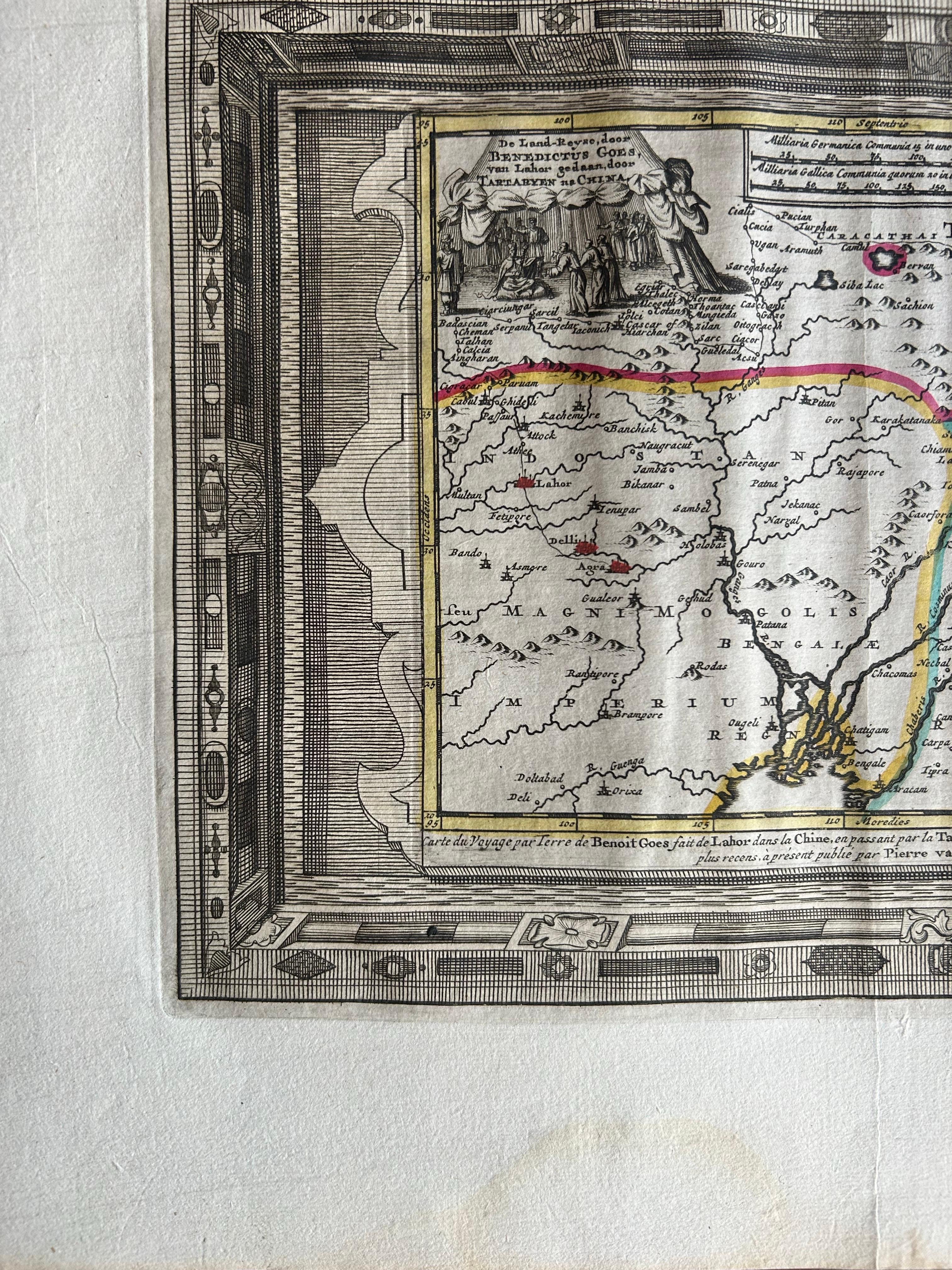 Mapa antiguo del nordeste de la India, Nepal, Bután, Assam y Bangladesh Holandés en venta