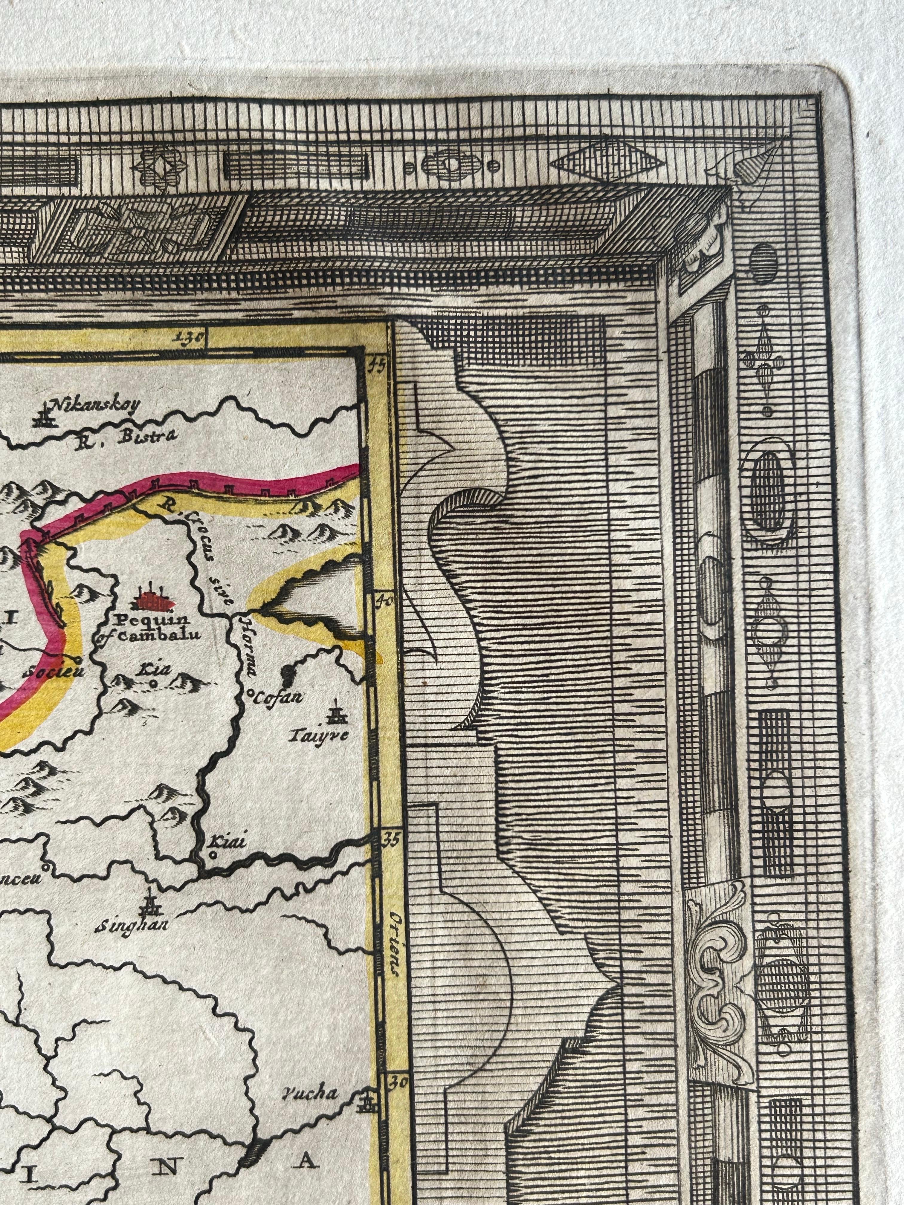 Mapa antiguo del nordeste de la India, Nepal, Bután, Assam y Bangladesh siglo XVIII en venta