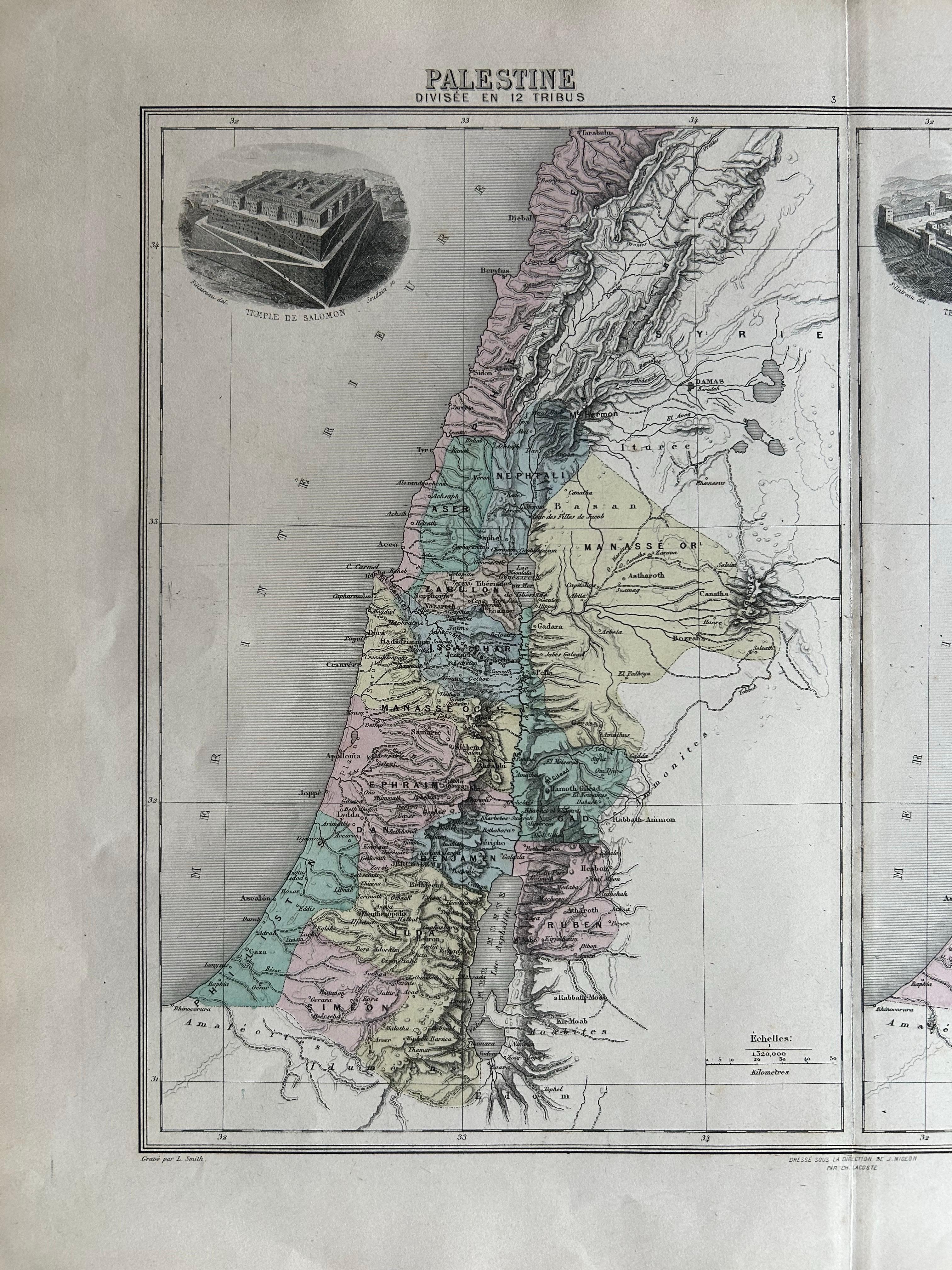 mapa de palestina antigua