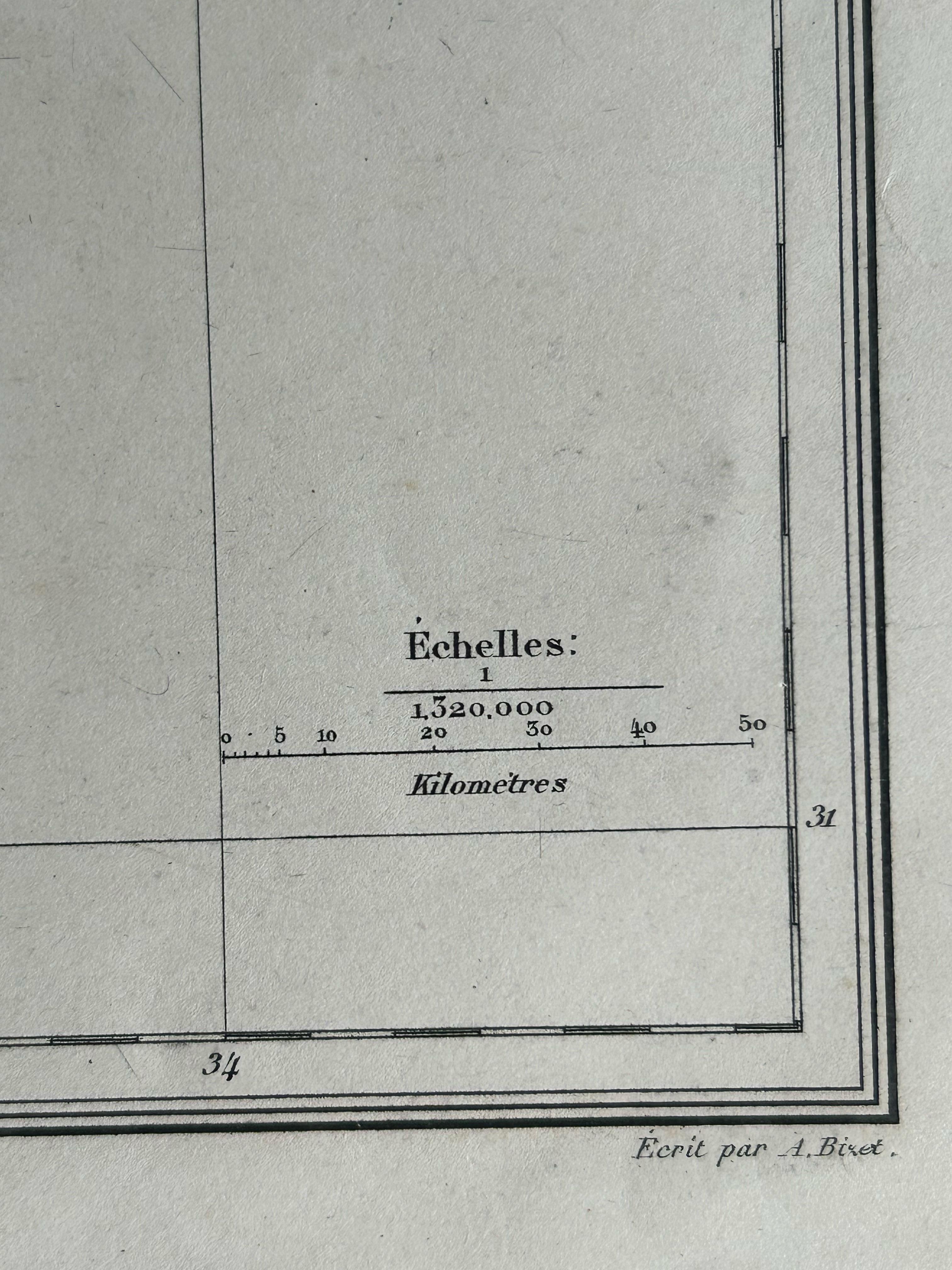 Mapa antiguo de Palestina con viñetas de los templos de Salomón y Heródoto en venta 1