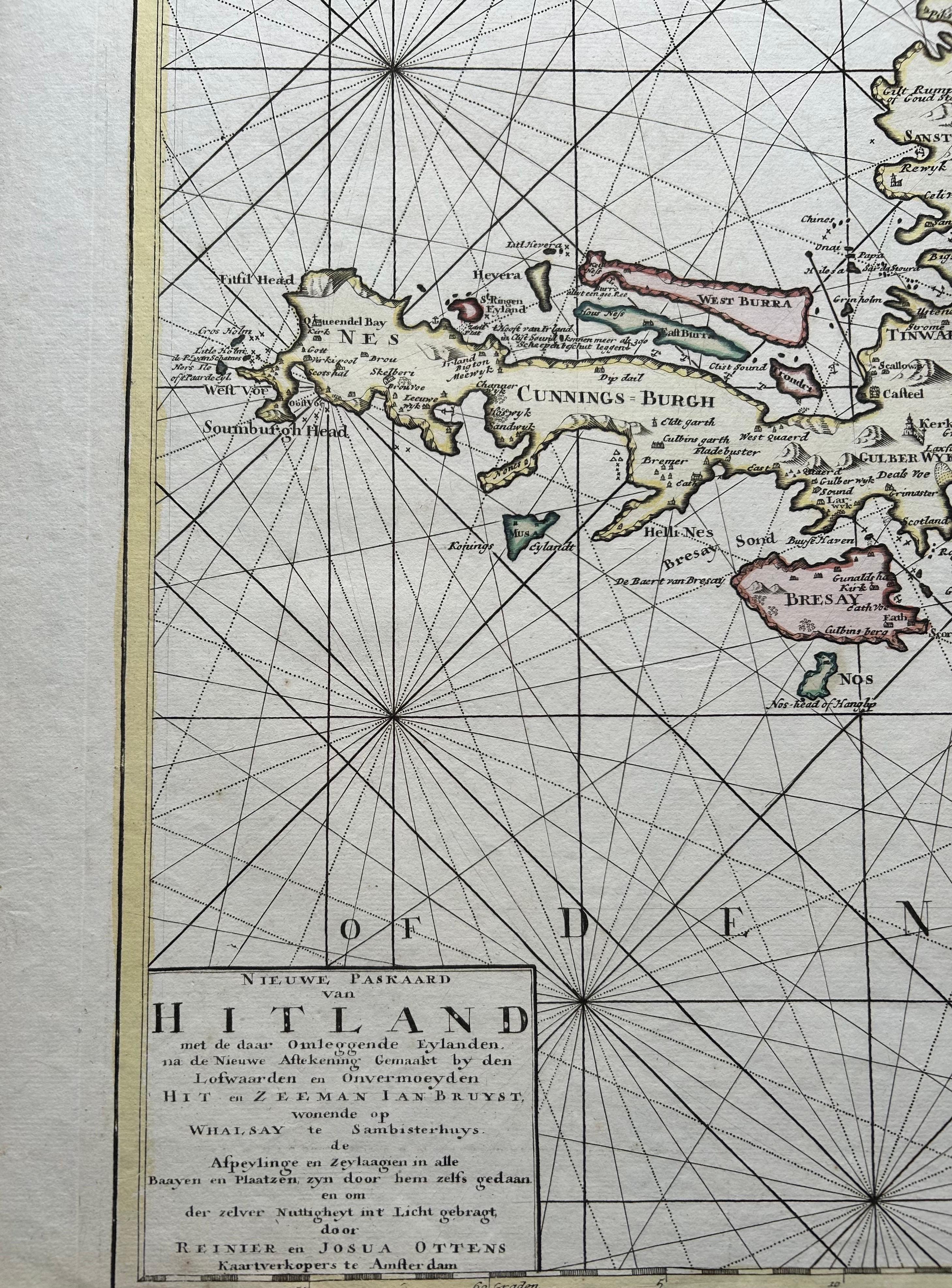 antique nautical chart