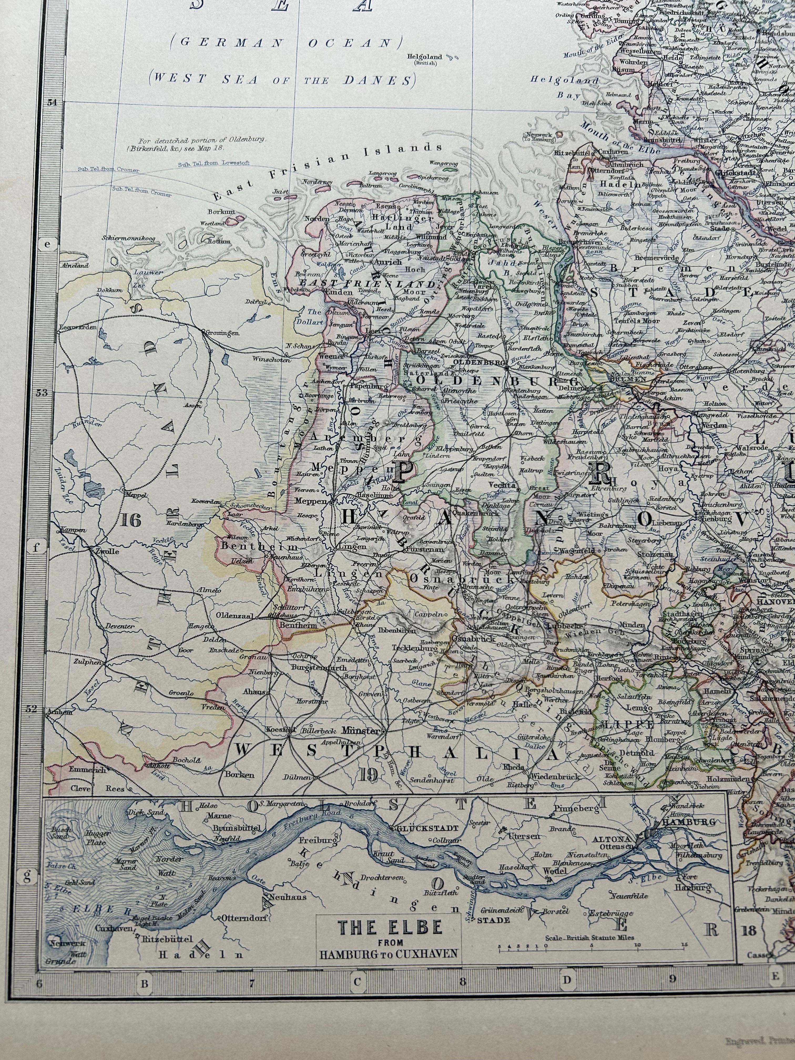 map of denmark and england