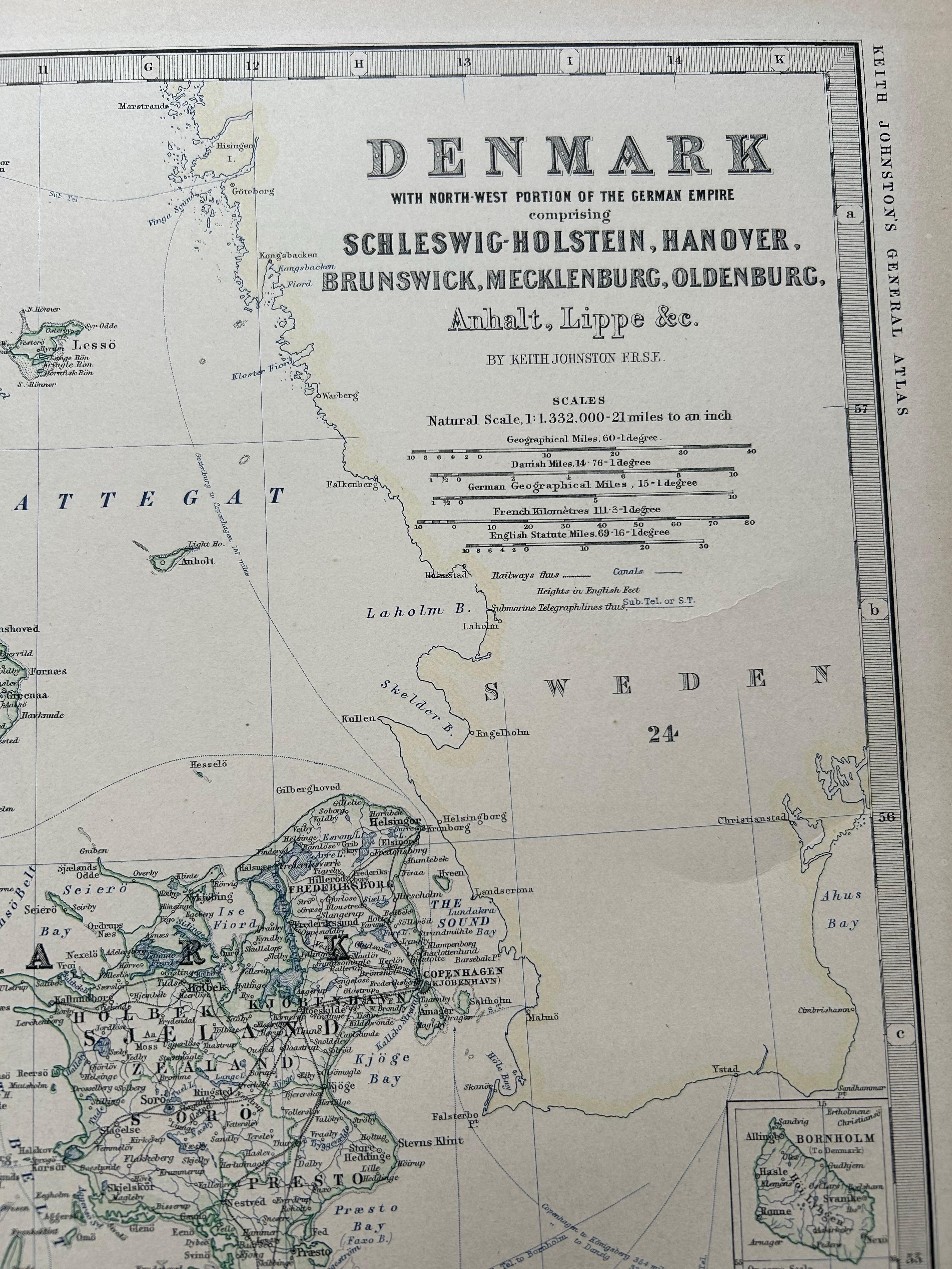 map of england and denmark
