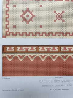 1889 Decorative Brickwork Patterns – Gallerie des Machines, Chabat c.1900
