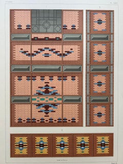 Dôme Central – French Architectural Lithograph from La Brique, Exposition 1889
