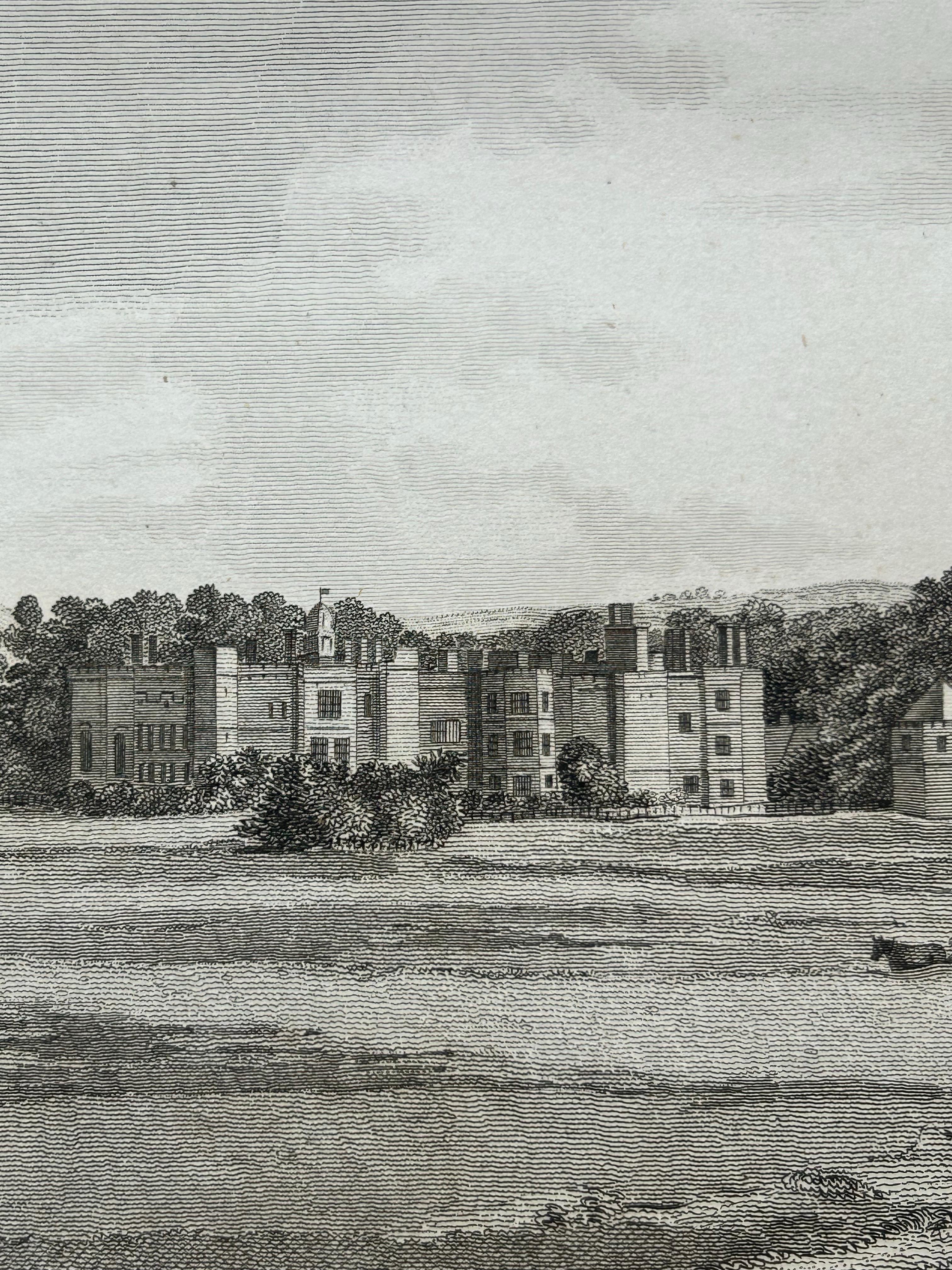 Views of Cowdray House – Engraving of South & North Aspects, Sussex, 1796 For Sale 4