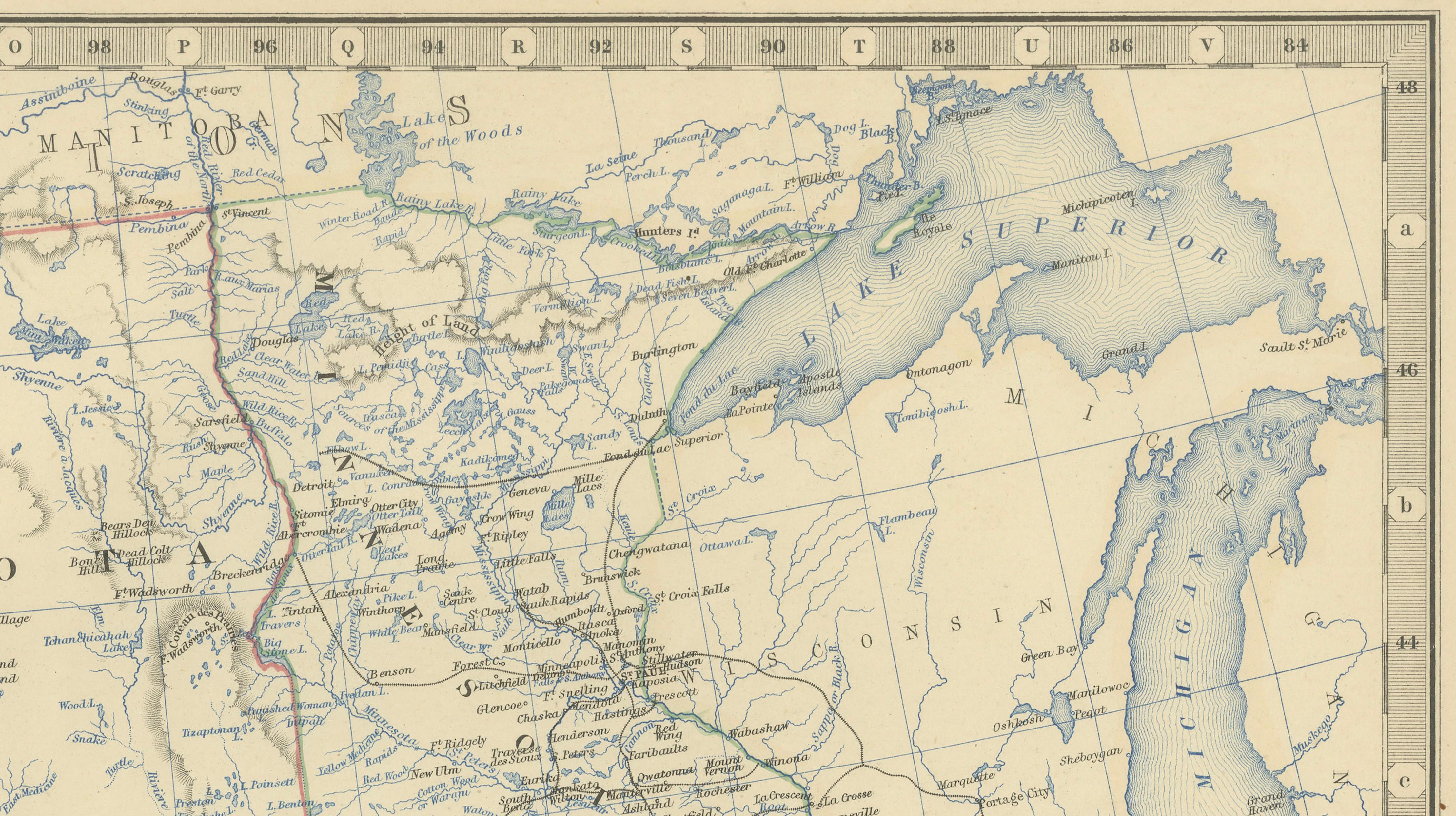 Carte de l'ouest des États-Unis de 1874 - Atlas détaillé par Keith Johnston en vente 2