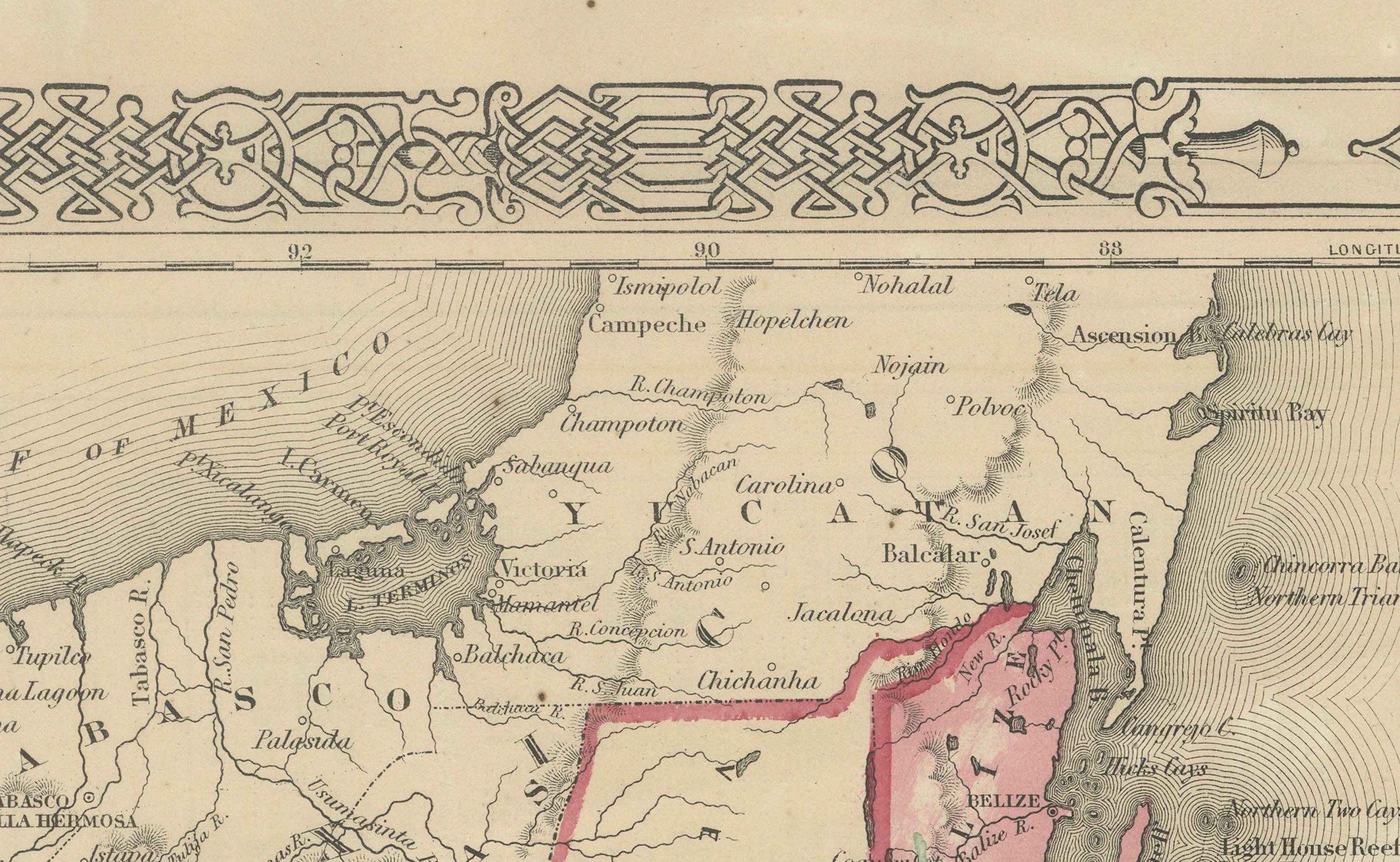 Carte de l'Amérique centrale de Johnson, A.I.C. c.1864 - coloriée à la main avec des encarts

Il s'agit d'une carte finement gravée et coloriée à la main intitulée Johnson's Central America, publiée par Johnson &New à New York vers 1864. Elle