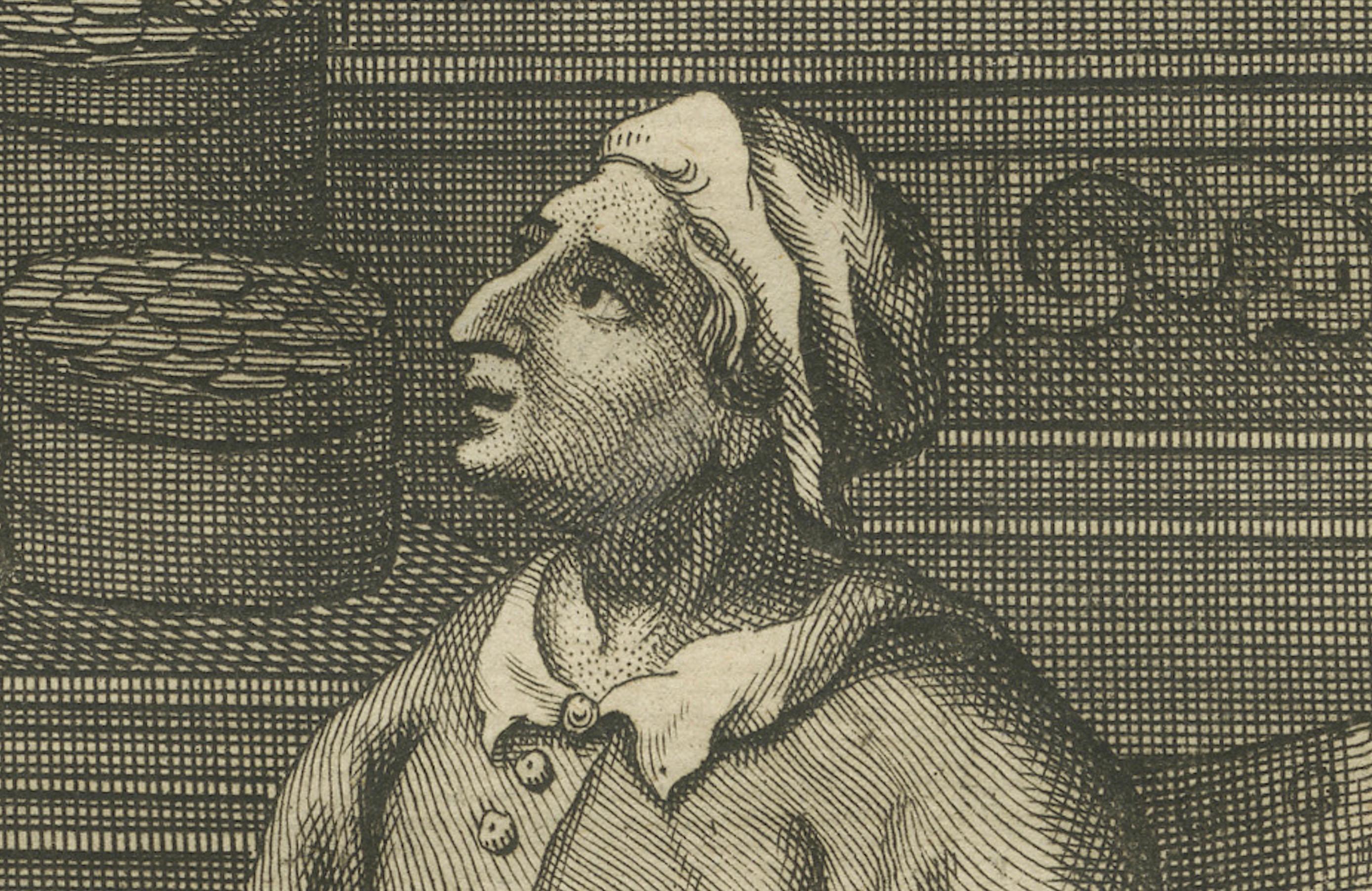 Gleichnis vom reichen Narren Kupferstich - Lukas XII Begehrlichkeit 1735 (Graviert) im Angebot
