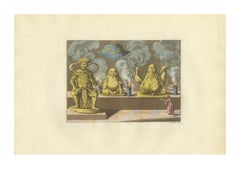 Chinese Religious Figures and Temple Statues – Ferrario Costume Series, 1815