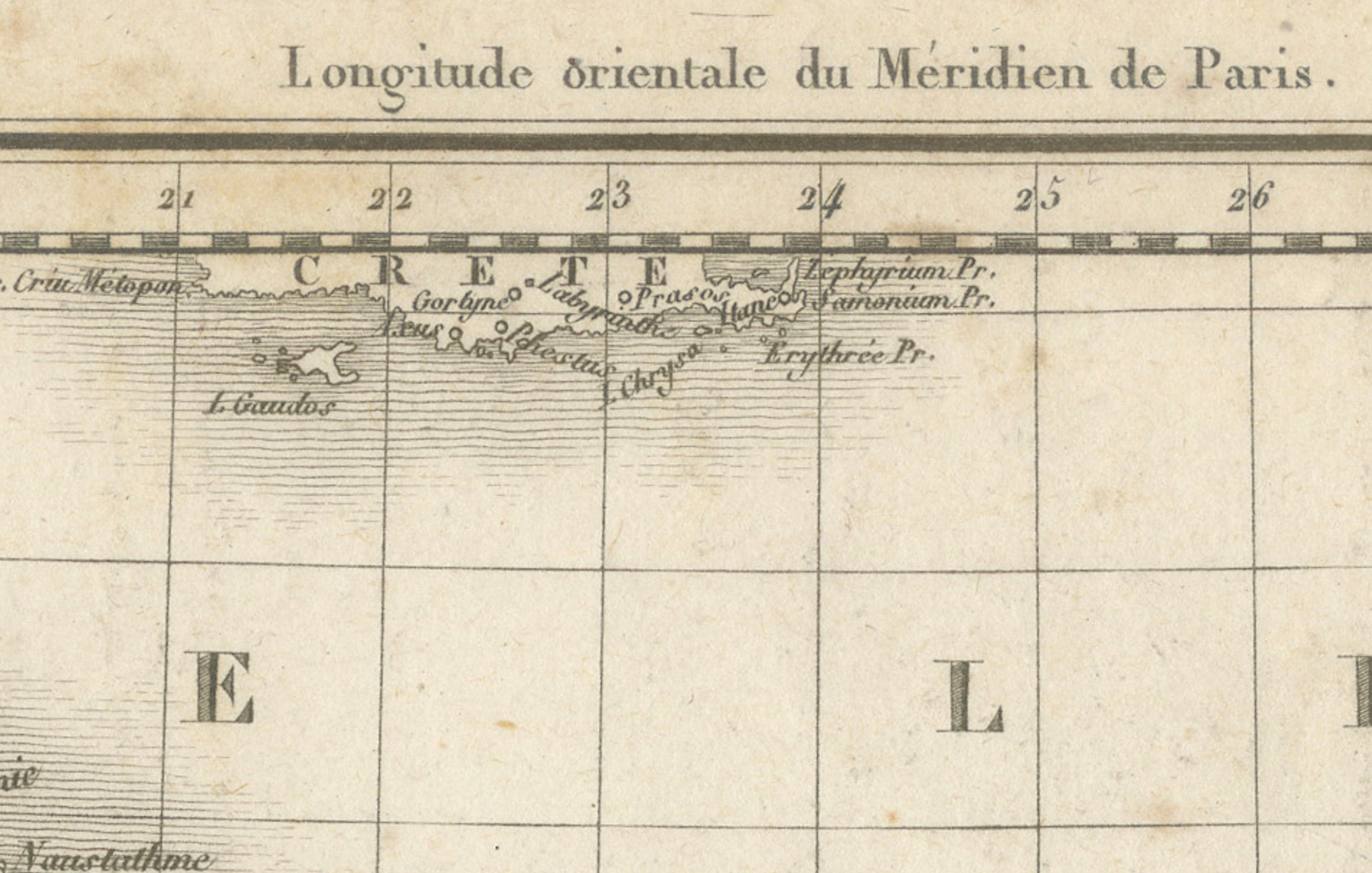 Antique Map of Ancient Egypt, Libya & Syria by Ambroise Tardieu, 1824