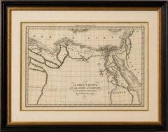 Antique Map of Ancient Egypt, Libya & Syria by Ambroise Tardieu, 1824