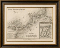 Ancient Bosphorus and Byzantium Map by Ambroise Tardieu, 1825