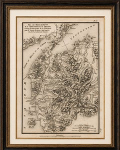 Ancient Troy and Hellespont Map by Ambroise Tardieu, 1825