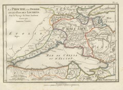 Ancient Phocis, Doris and Locris Map by Ambroise Tardieu, 1825