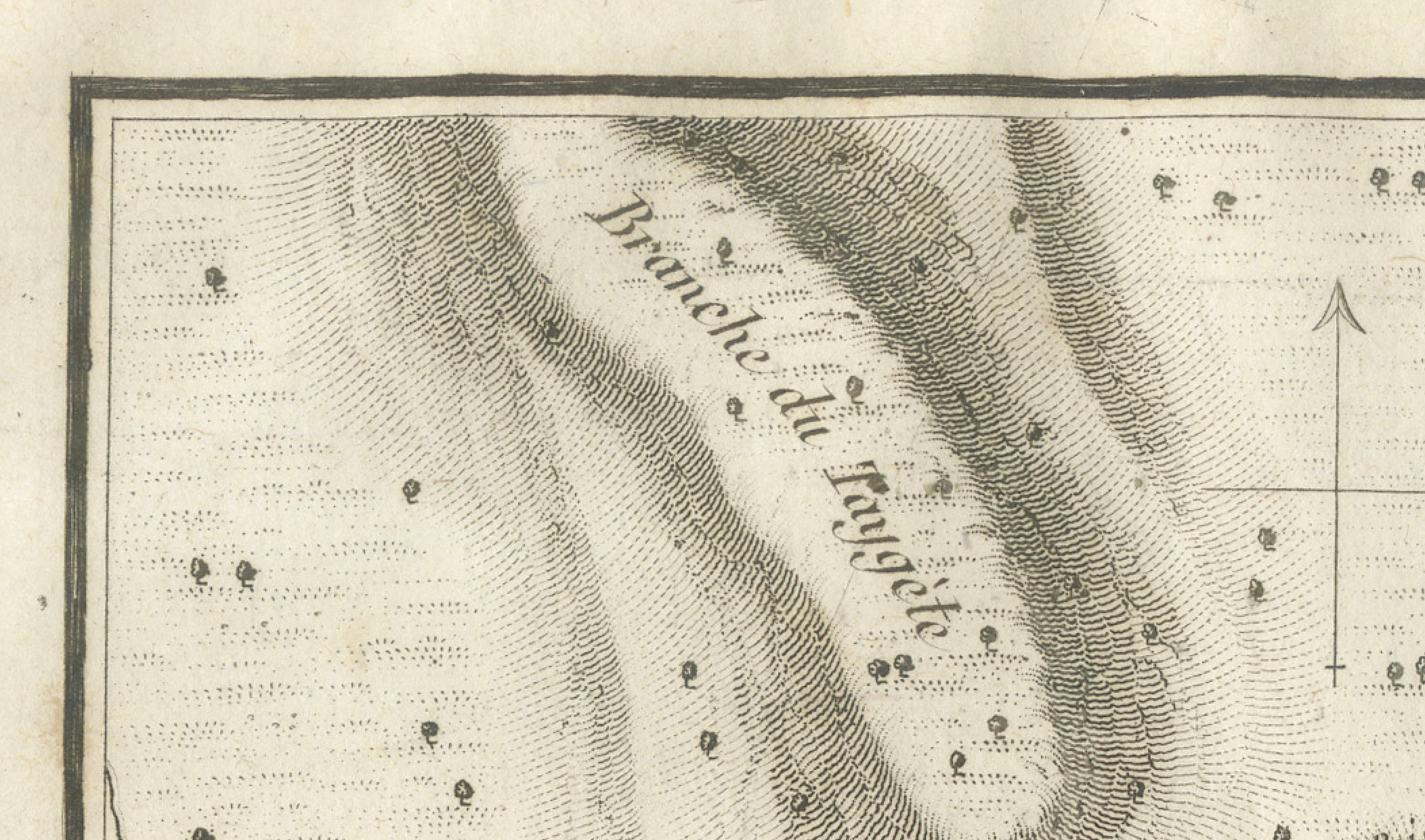 Antique Map of Ancient Sparta and Its Surroundings, Tardieu, 1825