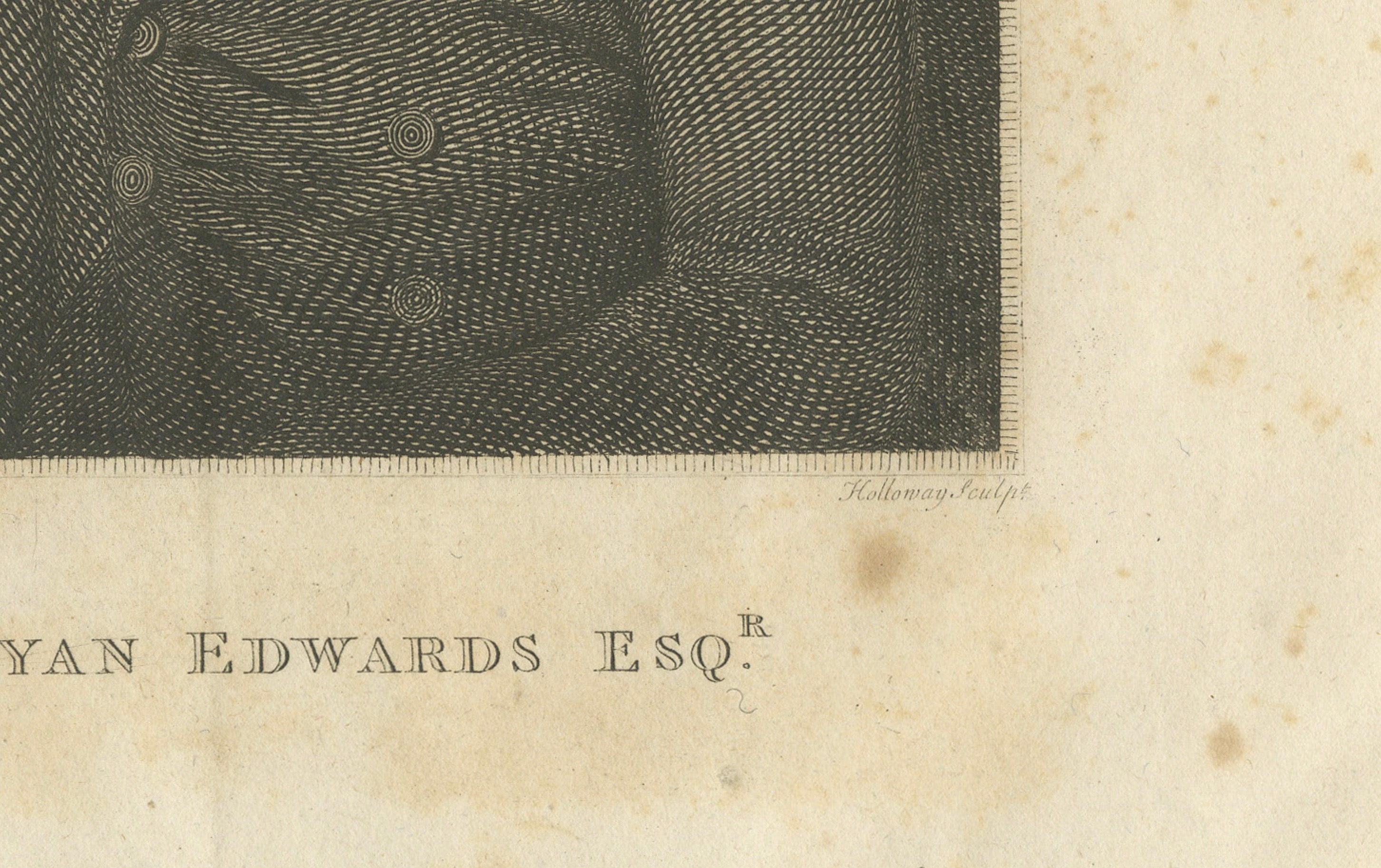 Antique Portrait of Bryan Edwards with Title Leaf, British West Indies, 1818