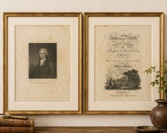 Antique Portrait of Bryan Edwards with Title Leaf, British West Indies, 1818