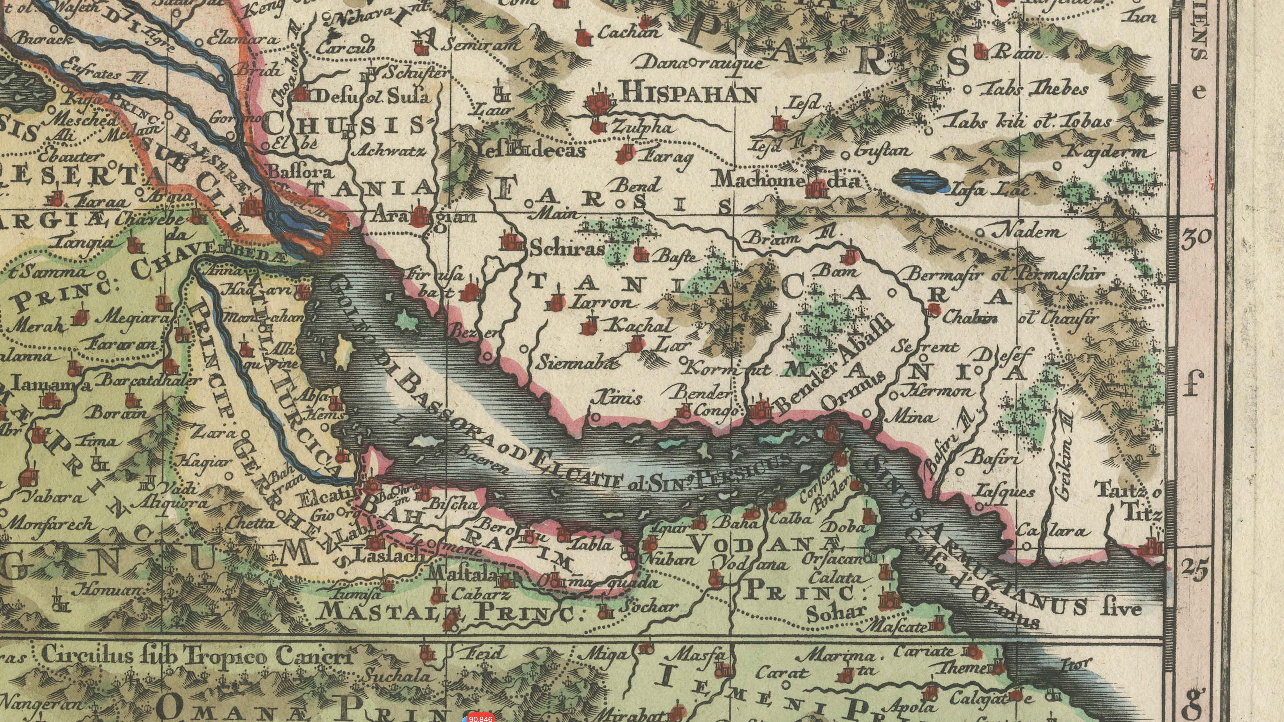 Antique Map of the Ottoman Empire by Matthäus Seutter, c. 1740