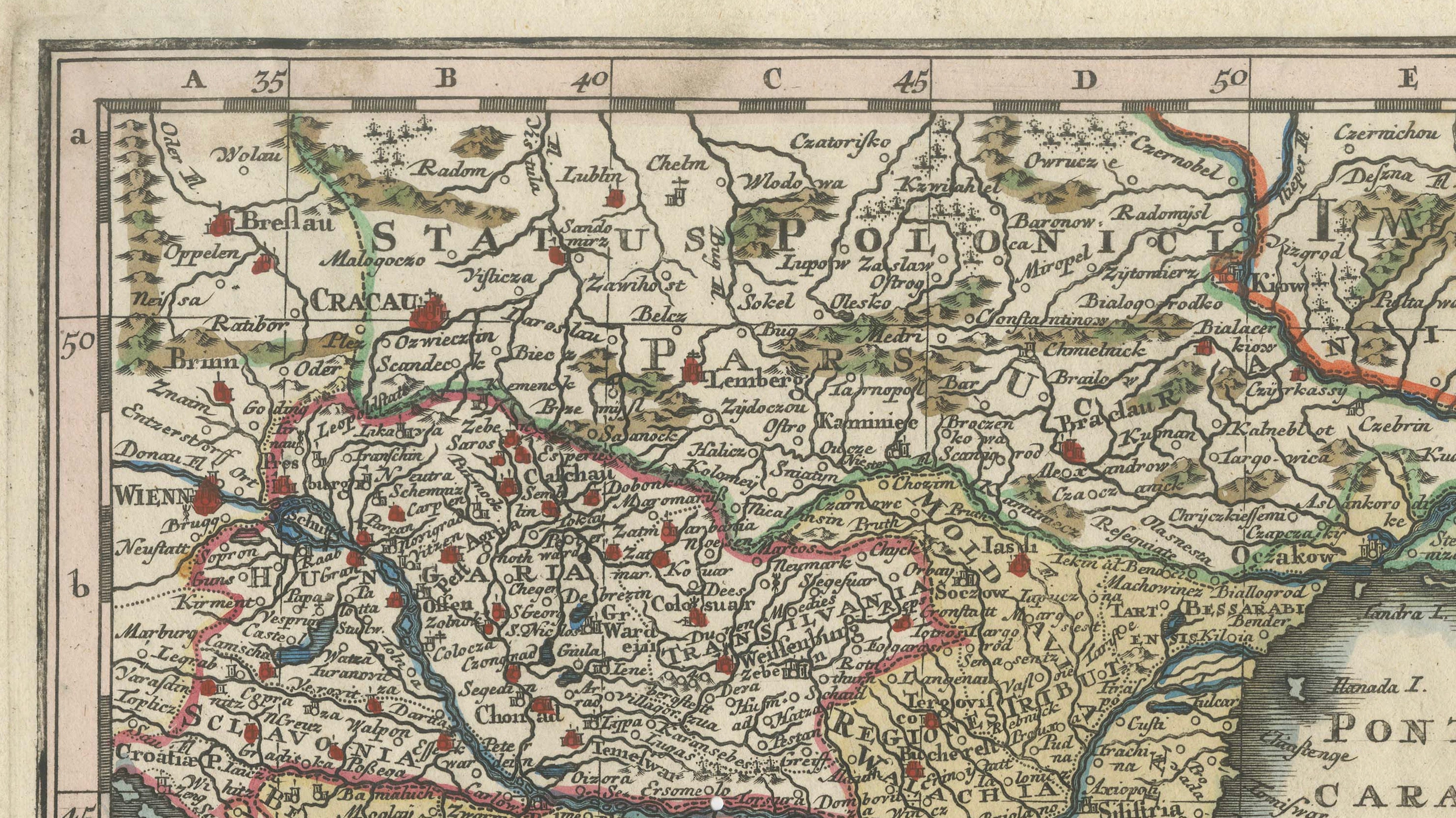 Antique Map of the Ottoman Empire by Matthäus Seutter, c. 1740