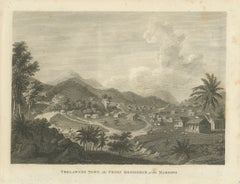 Antike Ansicht von Trelawney Town, Jamaika: Maroons, Bryan Edwards, 1818