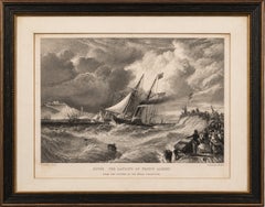 Prince Albert Landing at Dover – Royal Maritime Engraving, c.1840